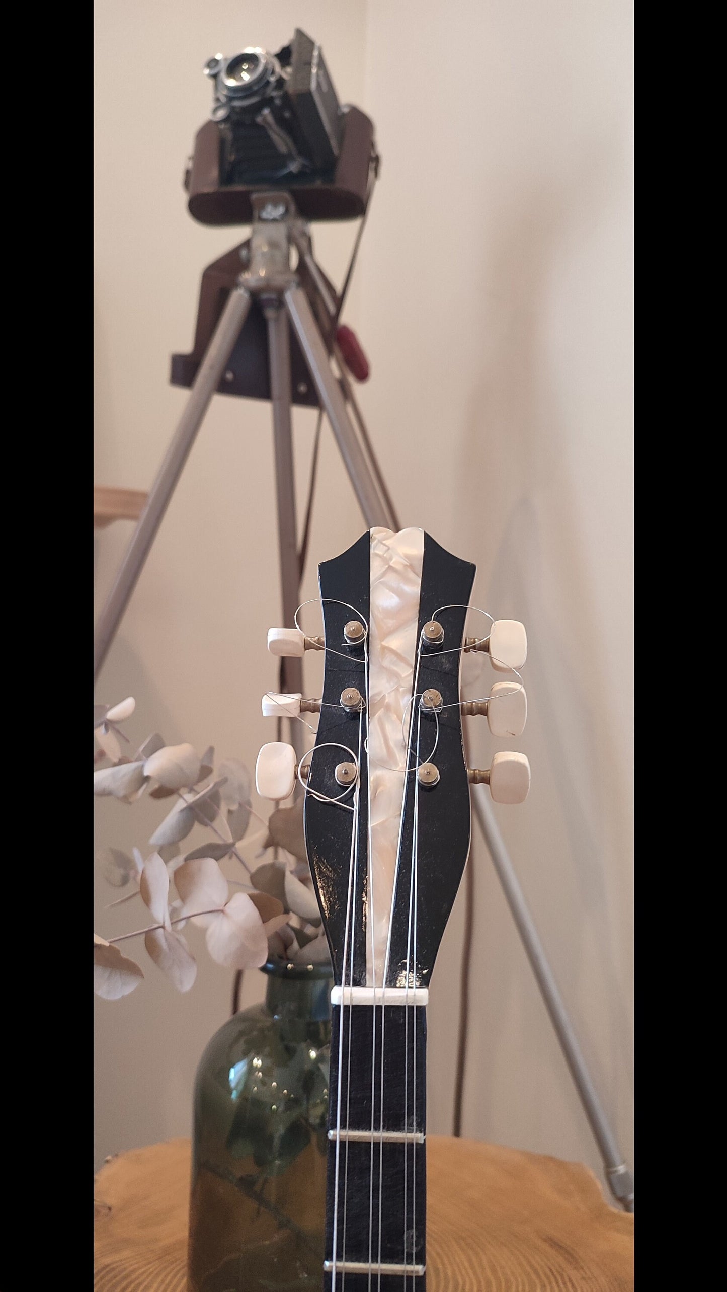 Premium Handmade 6-String Greek Traditional Tzouras for Rebetiko Music Instrument