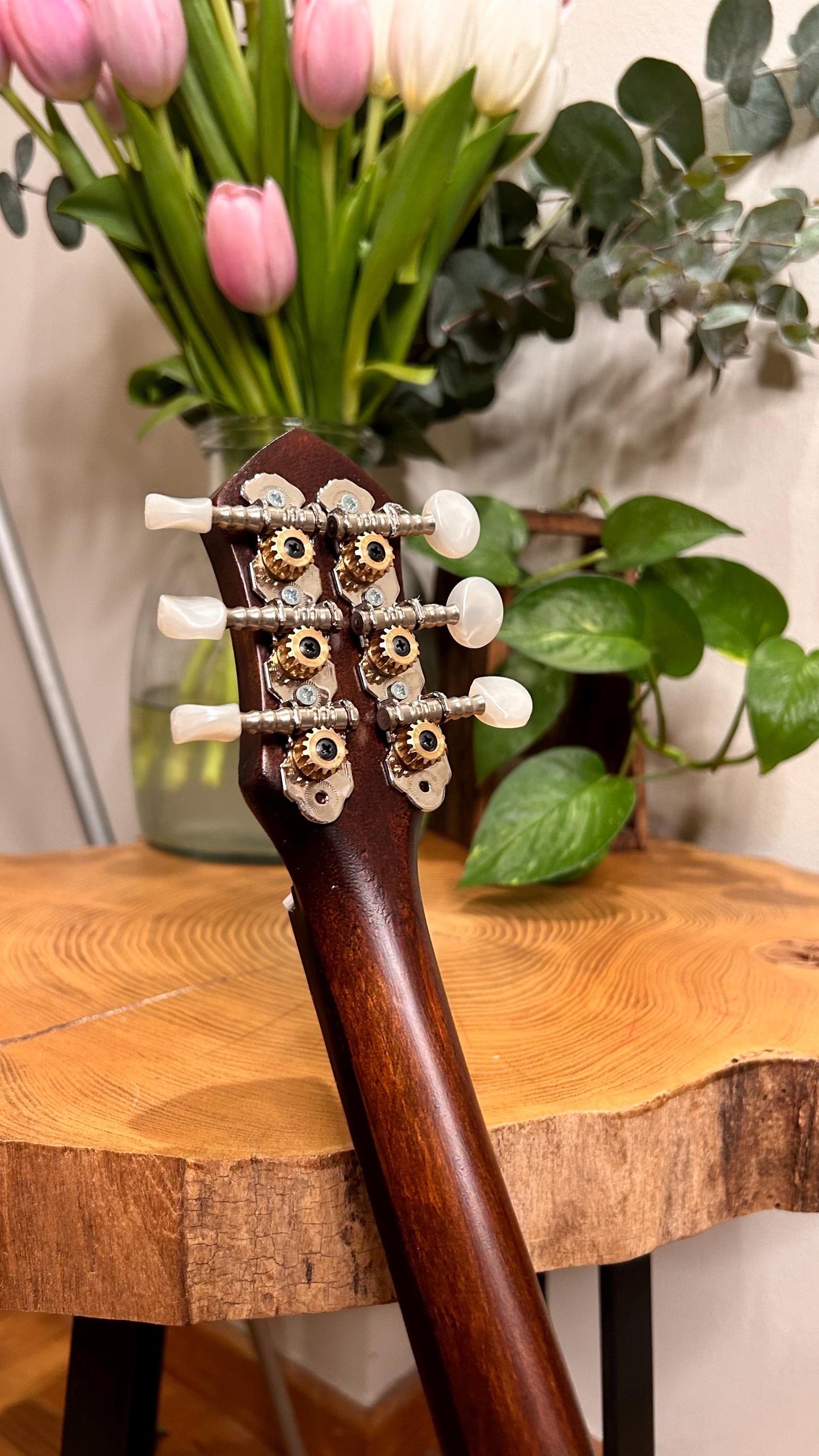 Handmade 6-String Baglamas | Greek Traditional Music Instrument for Rebetiko Music
