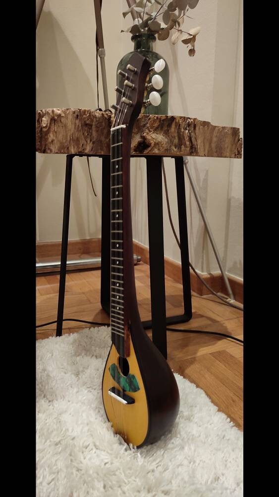 Handmade 6-String Baglamas | Greek Traditional Music Instrument for Rebetiko Music