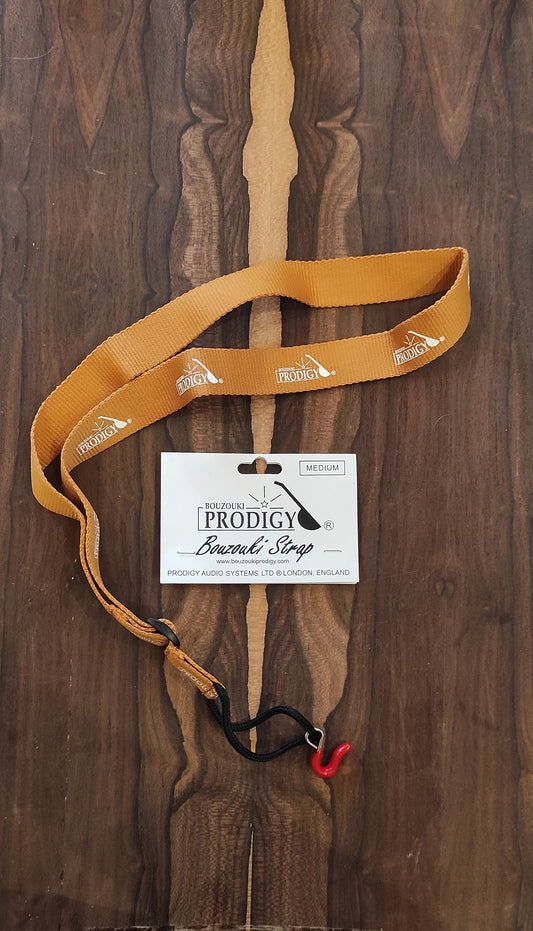 Tan MEDIUM Prodigy Bouzouki Strap ~ Prodigy MEDIUM Bouzouki Strap Tan ~ Prodigy Straps