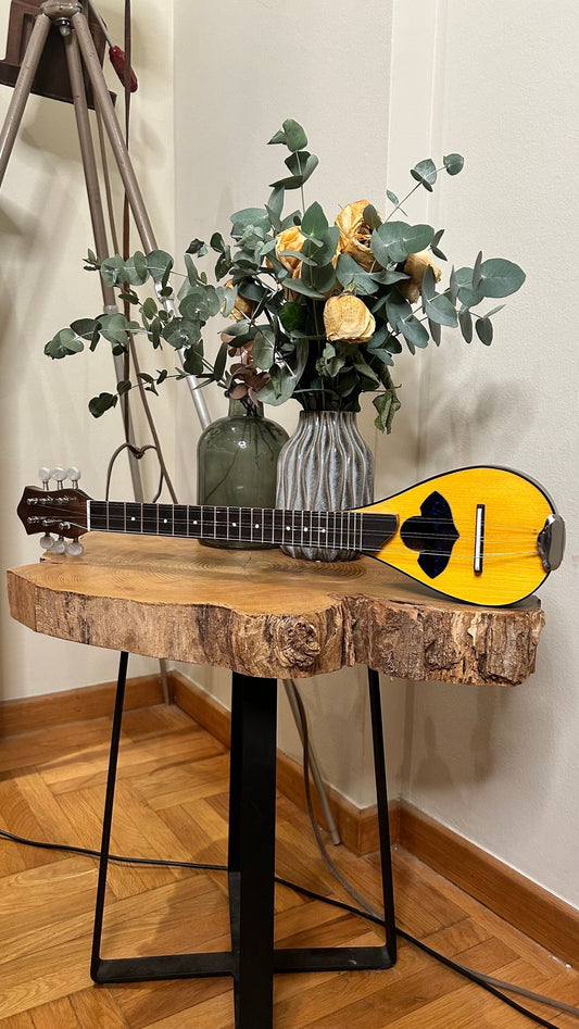 Handmade 6-String Baglamas | Greek Traditional Music Instrument for Rebetiko Music