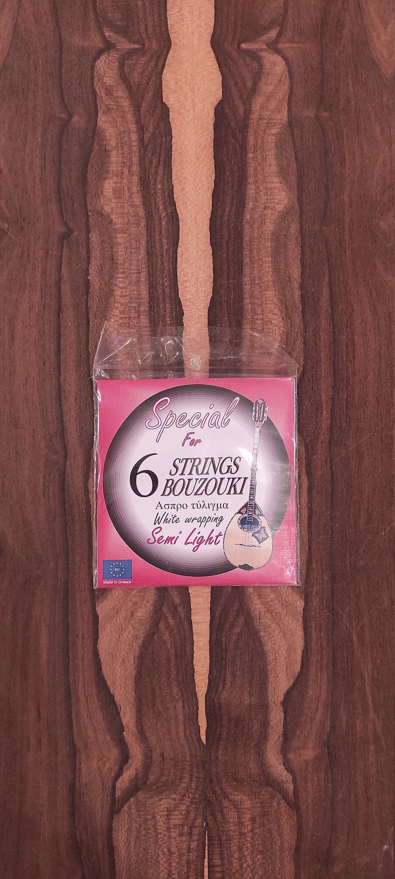 6string Bouzouki / Tzoura Set of Strings ~BS Semi-Light Set ~ 0,105 Set Silverplated Wound