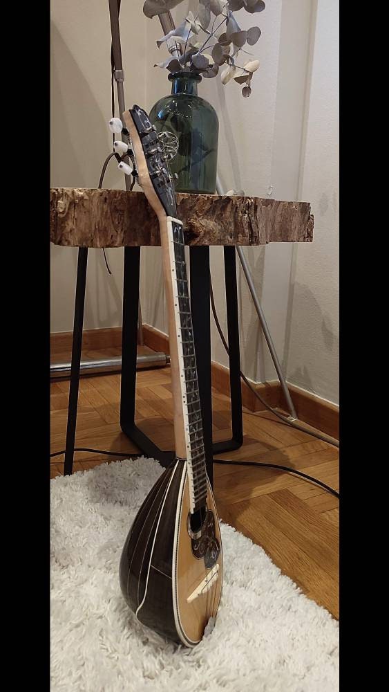 Handmade 6-String Baglamas for Rebetiko Music | Greek Traditional Instrument | Professional Quality