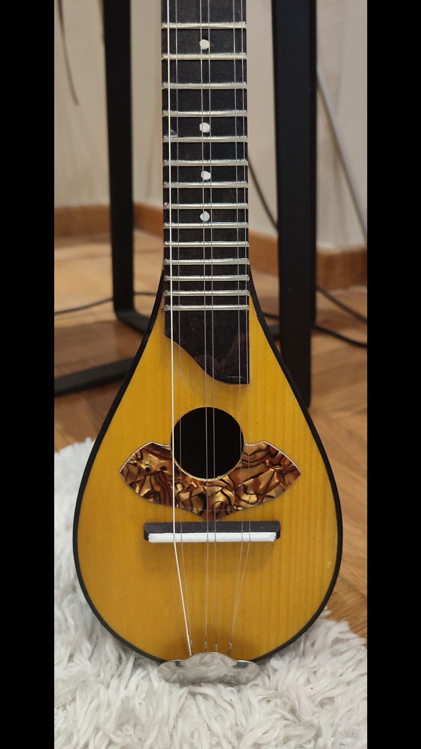 Handmade 6-String Baglamas | Greek Traditional Music Instrument for Rebetiko Music