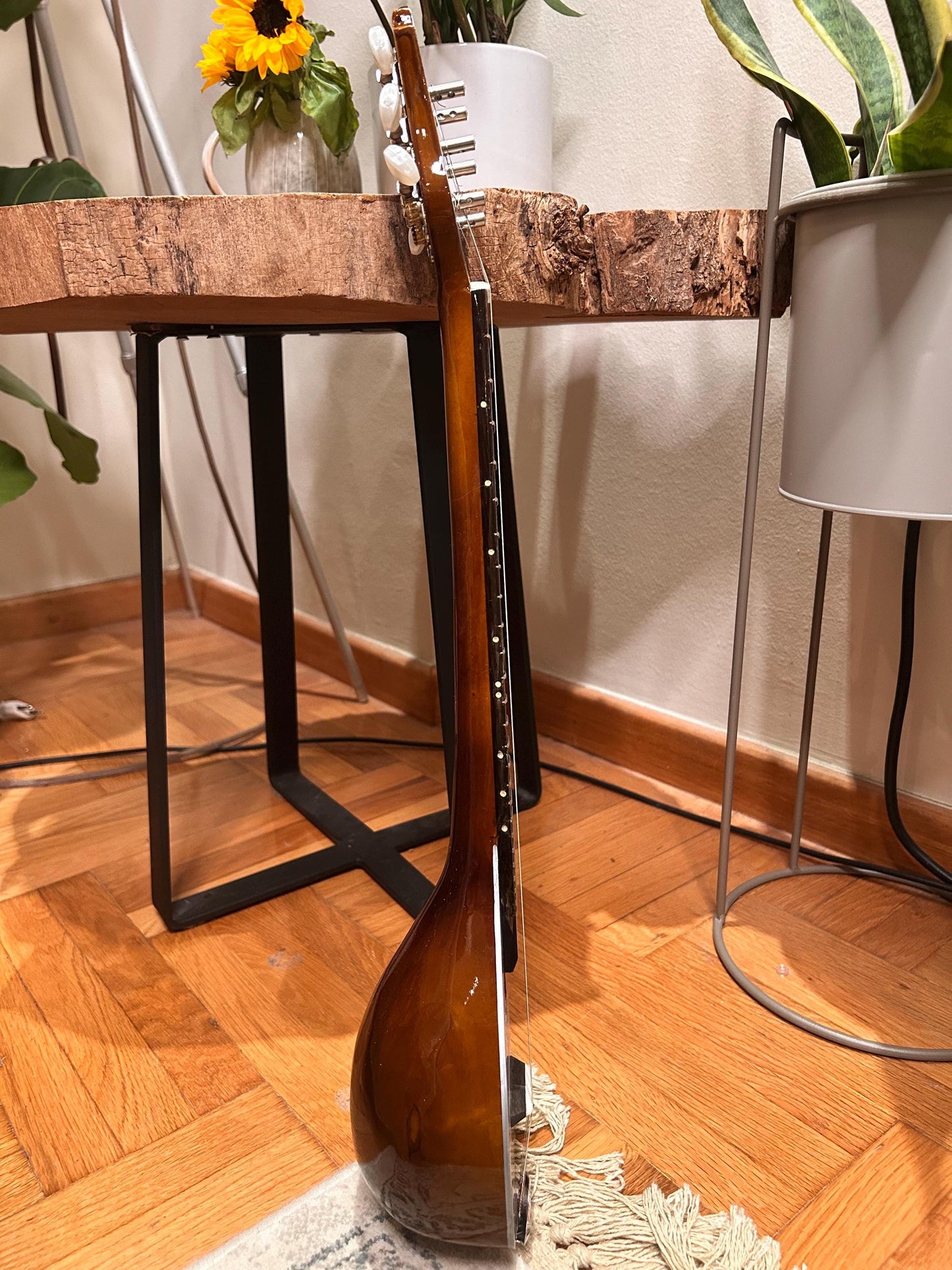 Premium Handmade 6-String Baglamas | Greek Traditional Music Instrument for Rebetiko Music