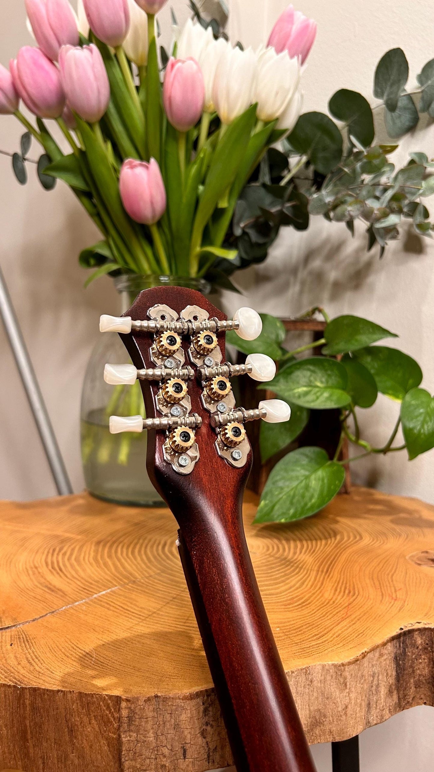 Handmade 6-String Baglamas | Greek Traditional Music Instrument for Rebetiko Music