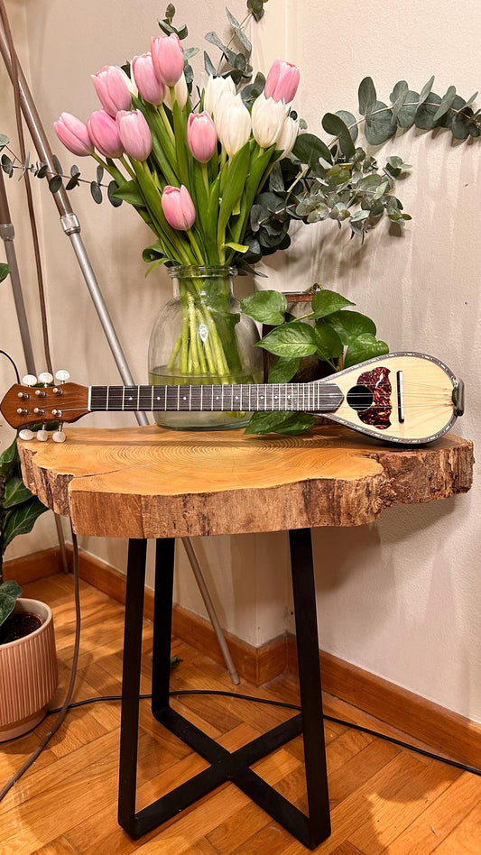 Handmade 6-String Baglamas | Greek Traditional Music Instrument for Rebetiko Music