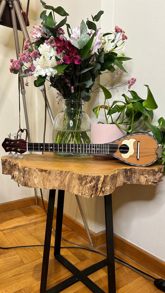 Handmade 6-String Baglamas | Greek Traditional Music Instrument for Rebetiko Music