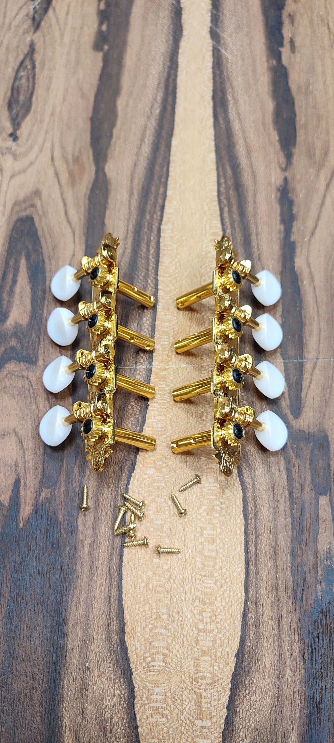 Bouzouki machine heads ~ Premium 8string Bouzouki tuners ~ Gold Colour & White Pearl Button