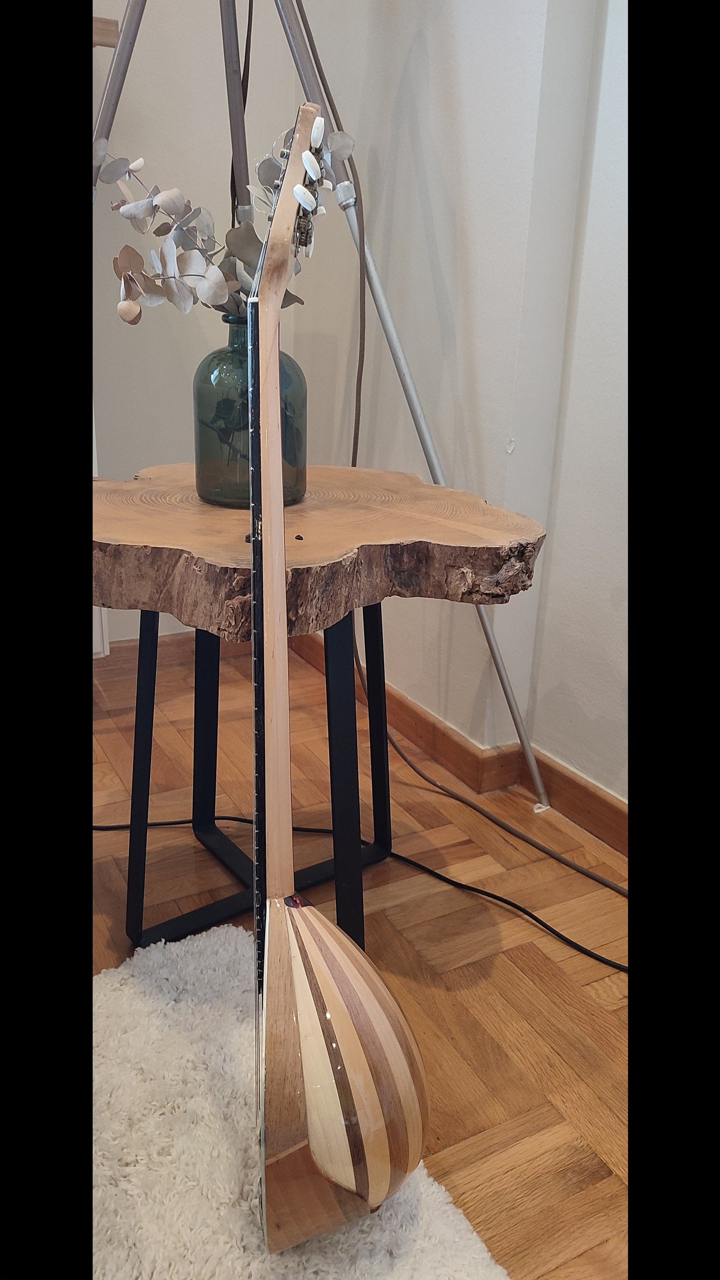 Premium Handmade 6-String Greek Traditional Tzouras for Rebetiko Music Instrument