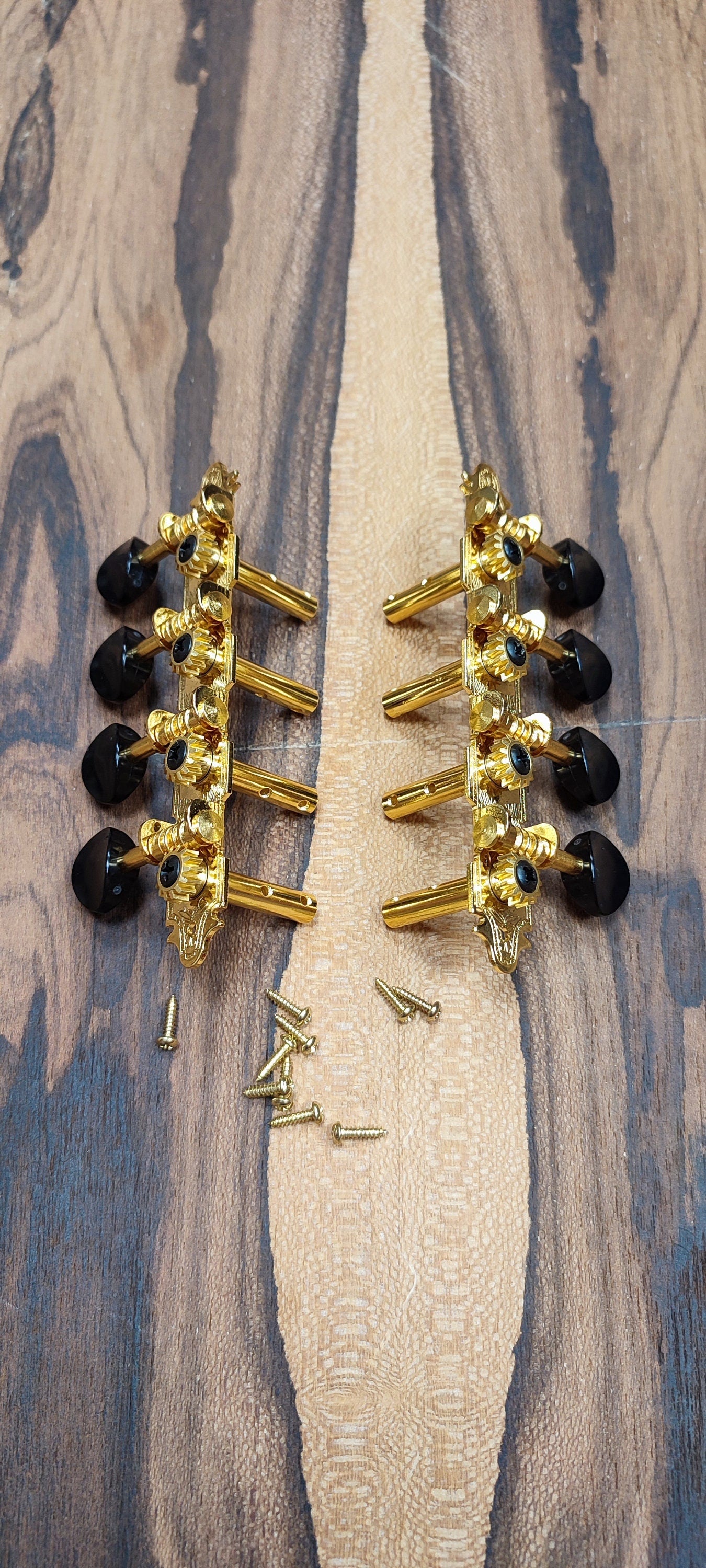 Bouzouki machine heads ~ Premium 8string Bouzouki tuners ~ Gold Colour & Black Button