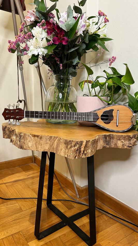 Handmade 6-String Baglamas | Greek Traditional Music Instrument for Rebetiko Music