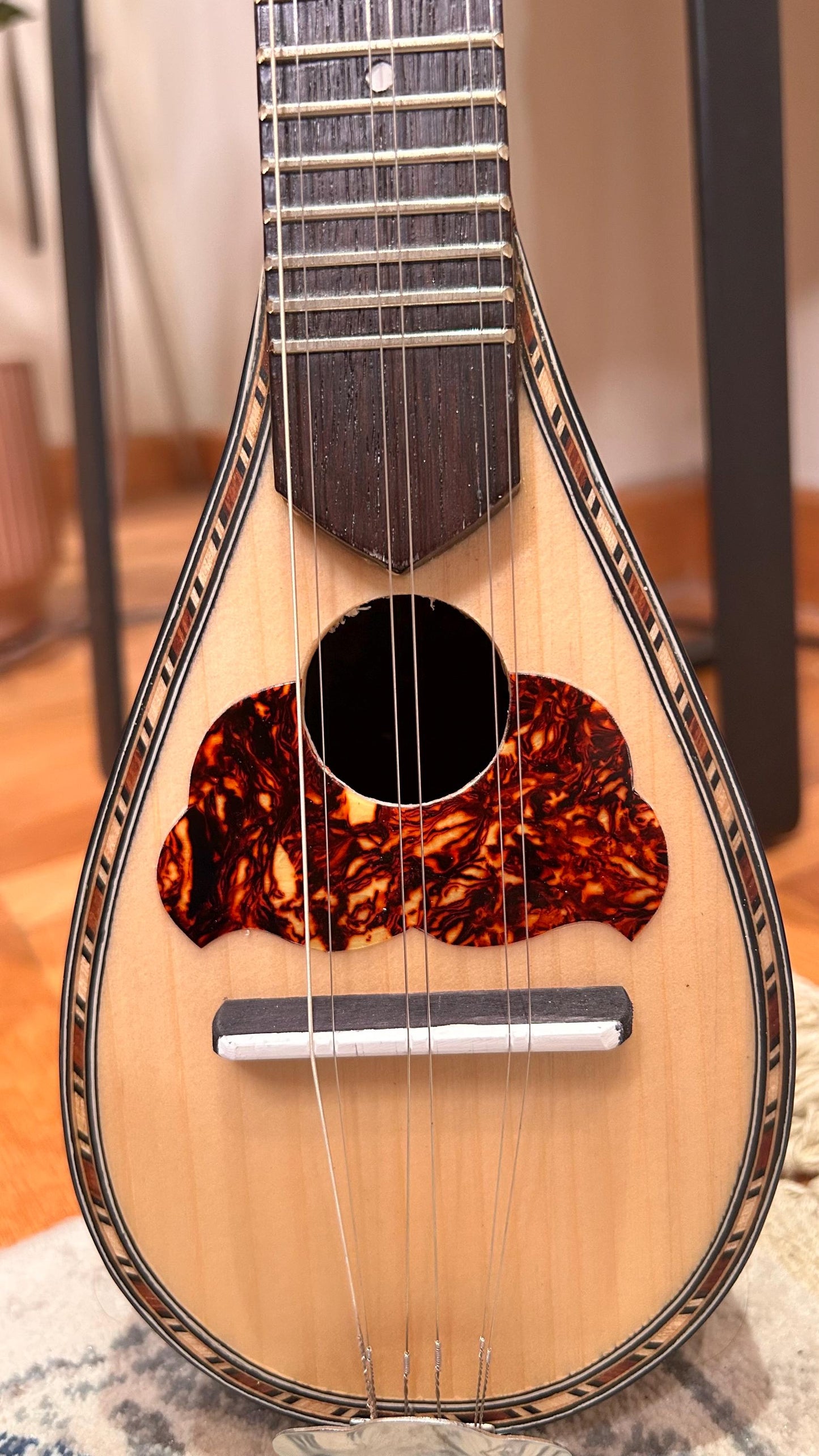 Handmade 6-String Baglamas | Greek Traditional Music Instrument for Rebetiko Music