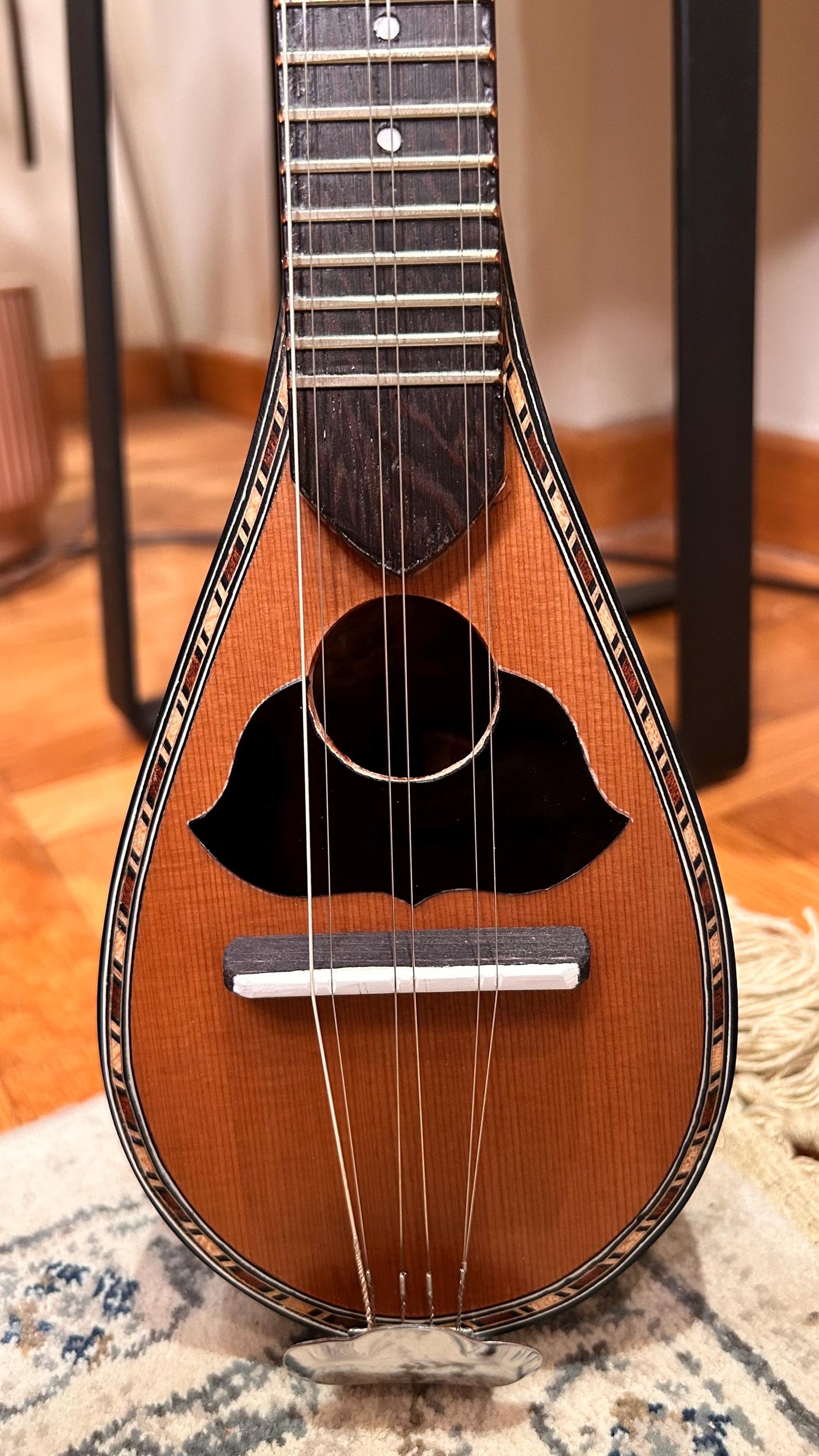 Handmade 6-String Baglamas | Greek Traditional Music Instrument for Rebetiko Music