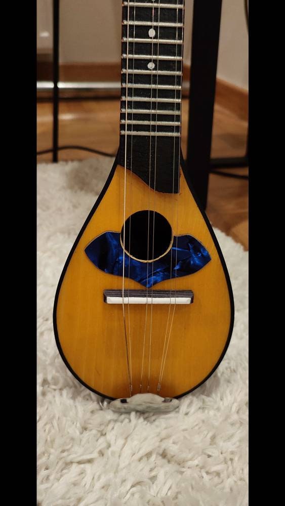 Handmade 6-String Baglamas | Greek Traditional Music Instrument for Rebetiko Music