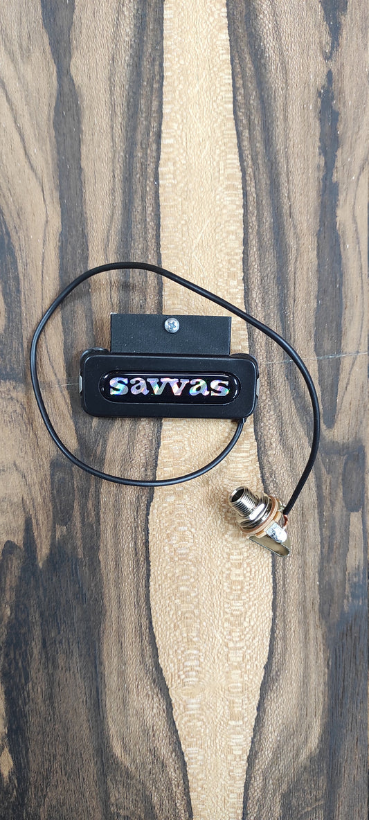 SAVVAS ~ Bouzouki Passive Pickup ~ The "Black" model ~ Classic Tone 6string & 8String Bouzouki Pick-up ~