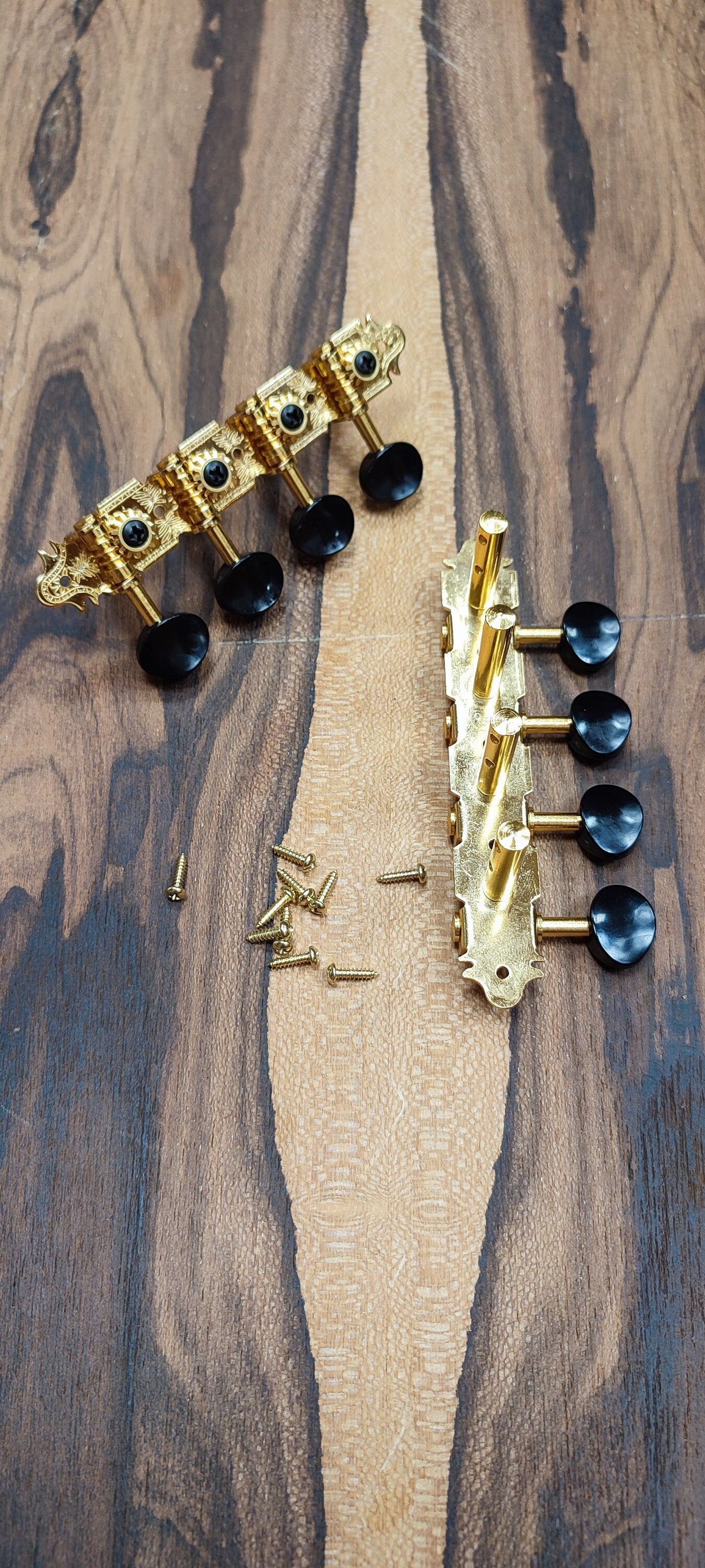 Bouzouki machine heads ~ Premium 8string Bouzouki tuners ~ Gold Colour & Black Button