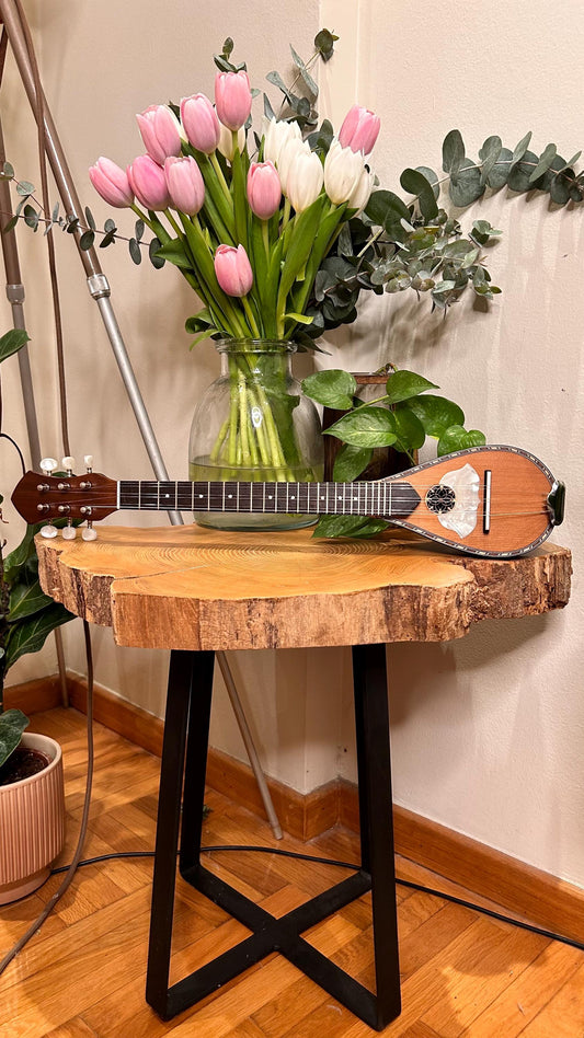 Handmade 6-String Baglamas | Greek Traditional Music Instrument for Rebetiko Music