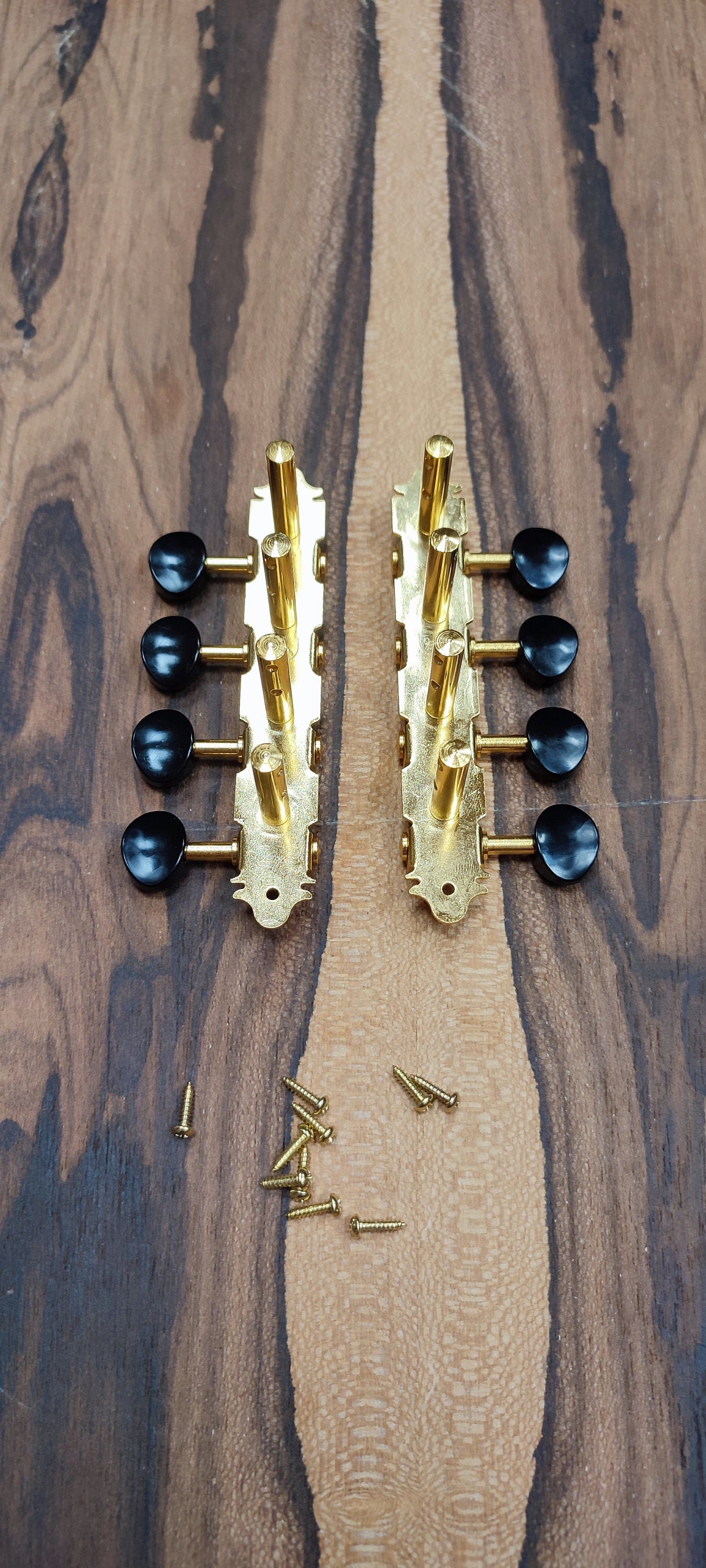 Bouzouki machine heads ~ Premium 8string Bouzouki tuners ~ Gold Colour & Black Button