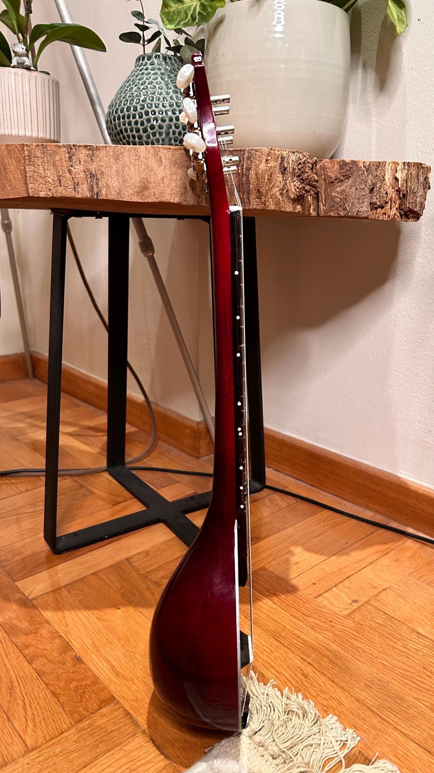 Premium Handmade 6-String Baglamas | Greek Traditional Music Instrument for Rebetiko Music