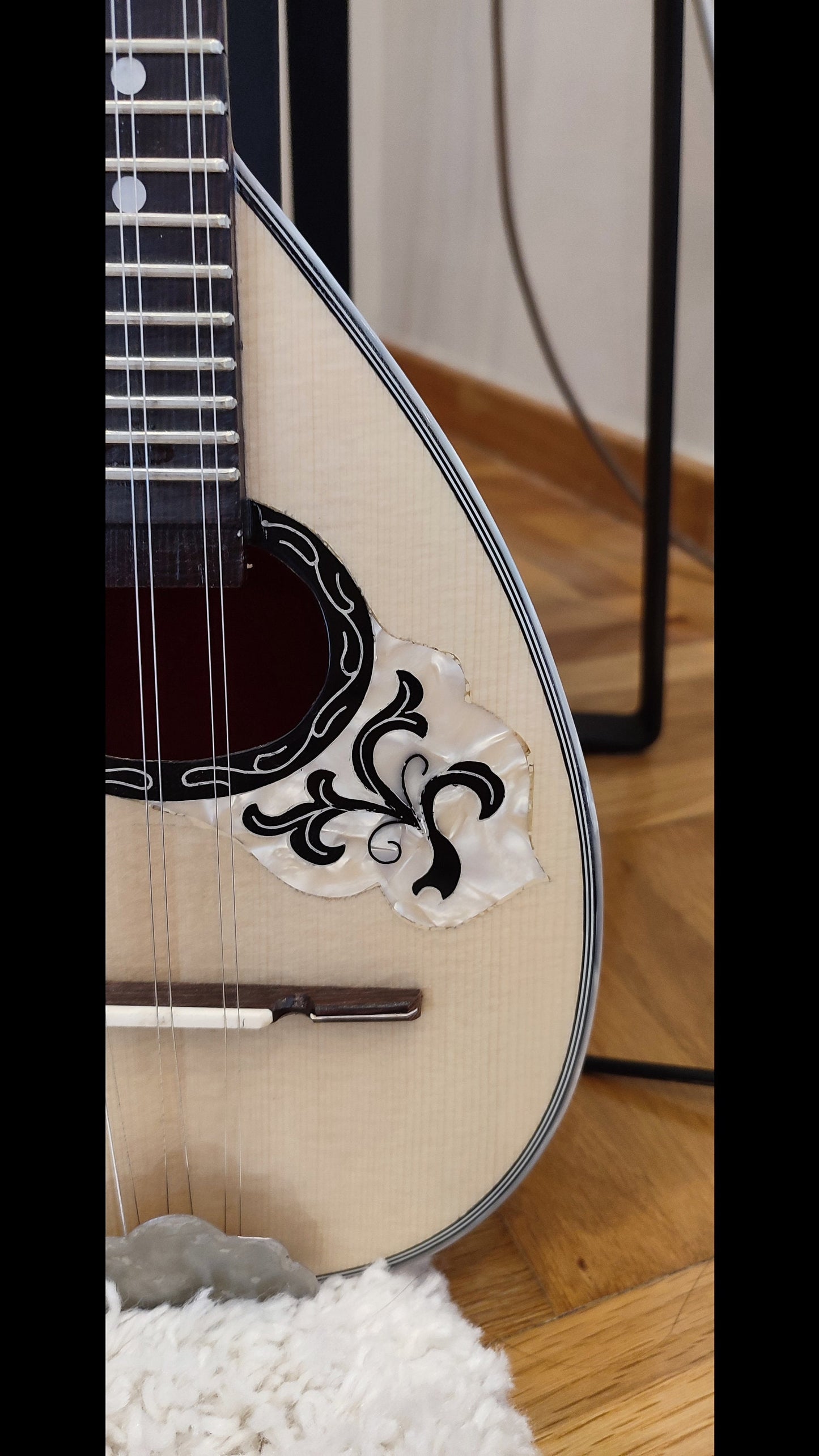 Premium Handmade 6-String Greek Traditional Tzouras for Rebetiko Music Instrument