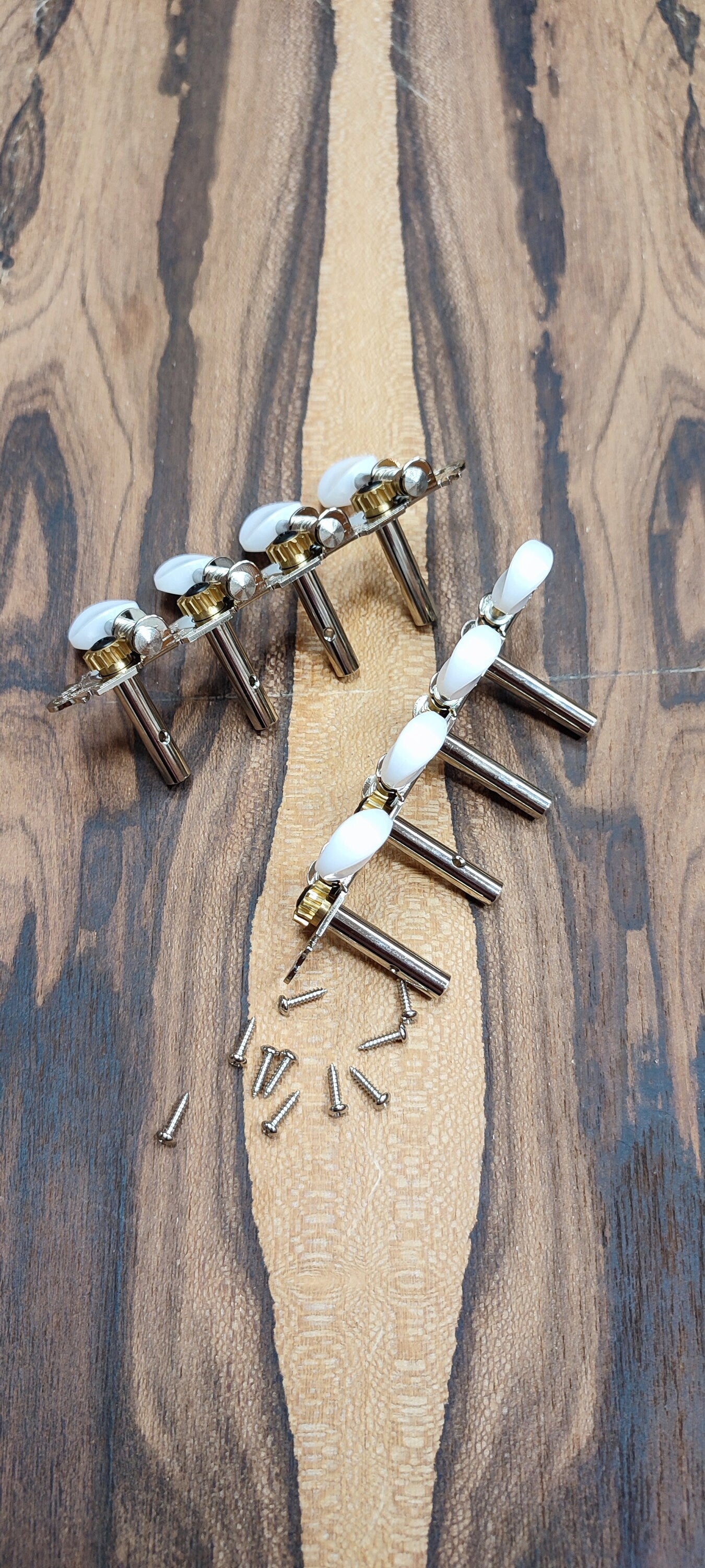 Bouzouki machine heads ~ Premium 8string Bouzouki tuners ~ Nickel Colour & White Pearl Button