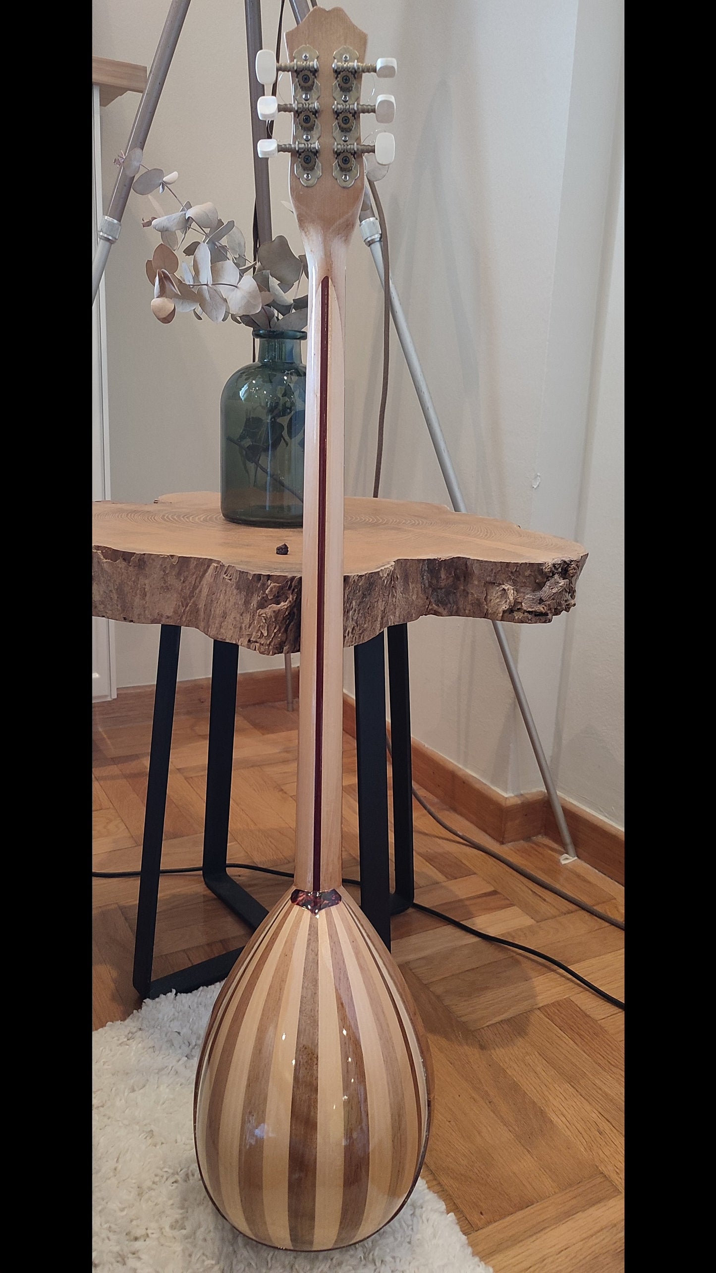 Premium Handmade 6-String Greek Traditional Tzouras for Rebetiko Music Instrument