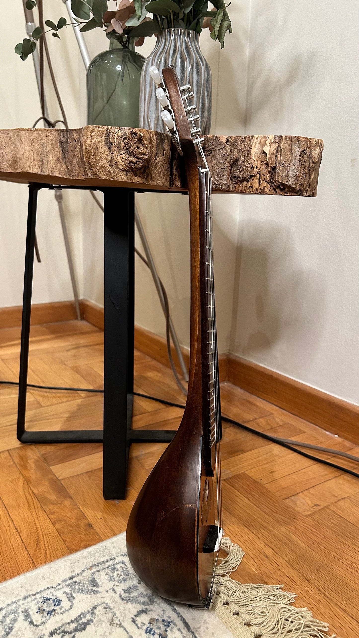 Handmade 6-String Baglamas | Greek Traditional Music Instrument for Rebetiko Music