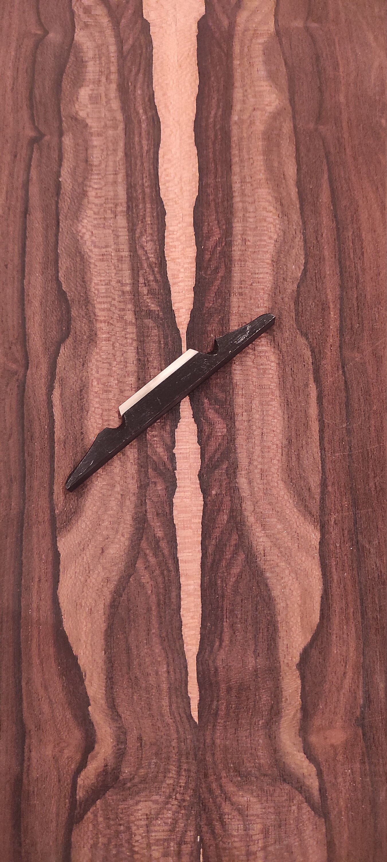 Ebony Tzouras-Baglamas Bridge/Kavalaris with Bone Saddle Blank - High-Quality Handcrafted Musical Instrument Accessories
