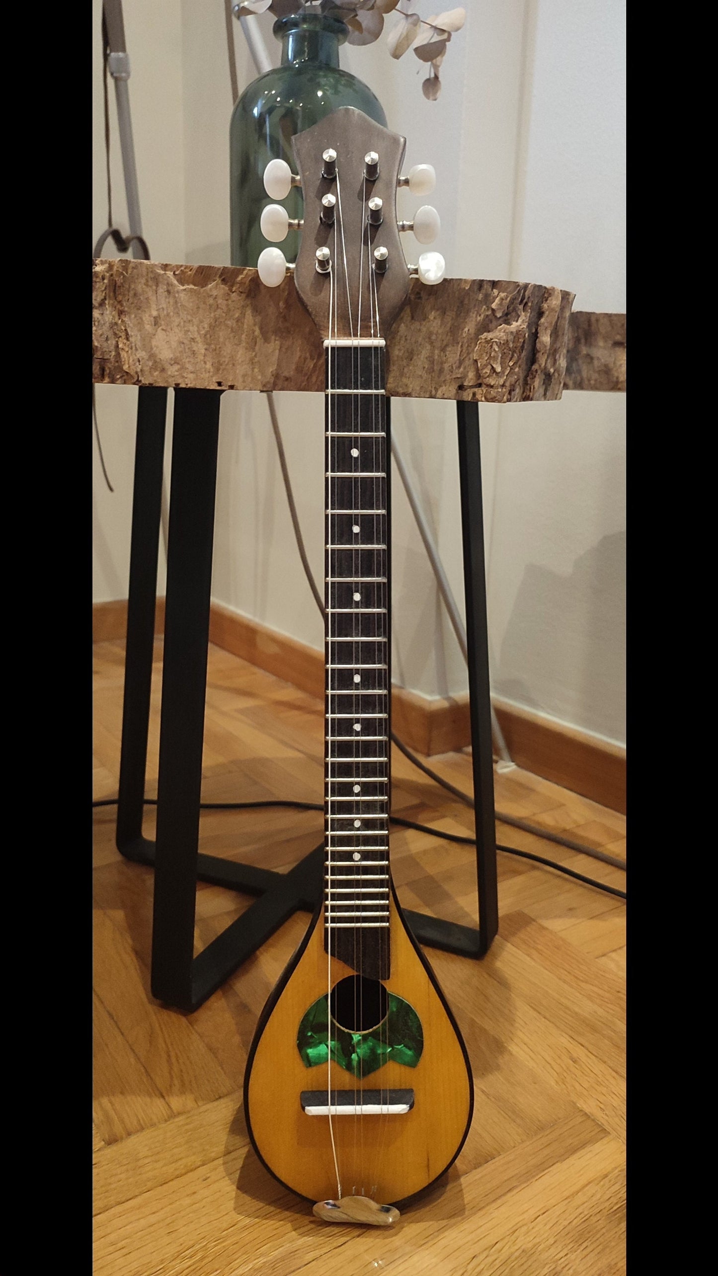 Handmade 6-String Baglamas | Greek Traditional Music Instrument for Rebetiko Music