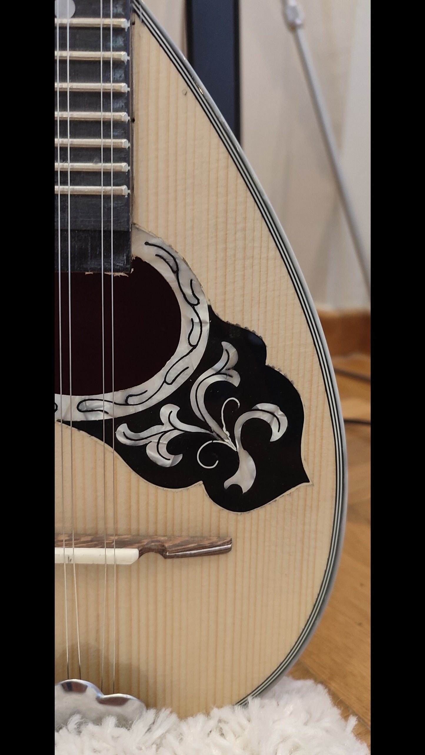 Premium Handmade 6-String Greek Traditional Tzouras for Rebetiko Music Instrument