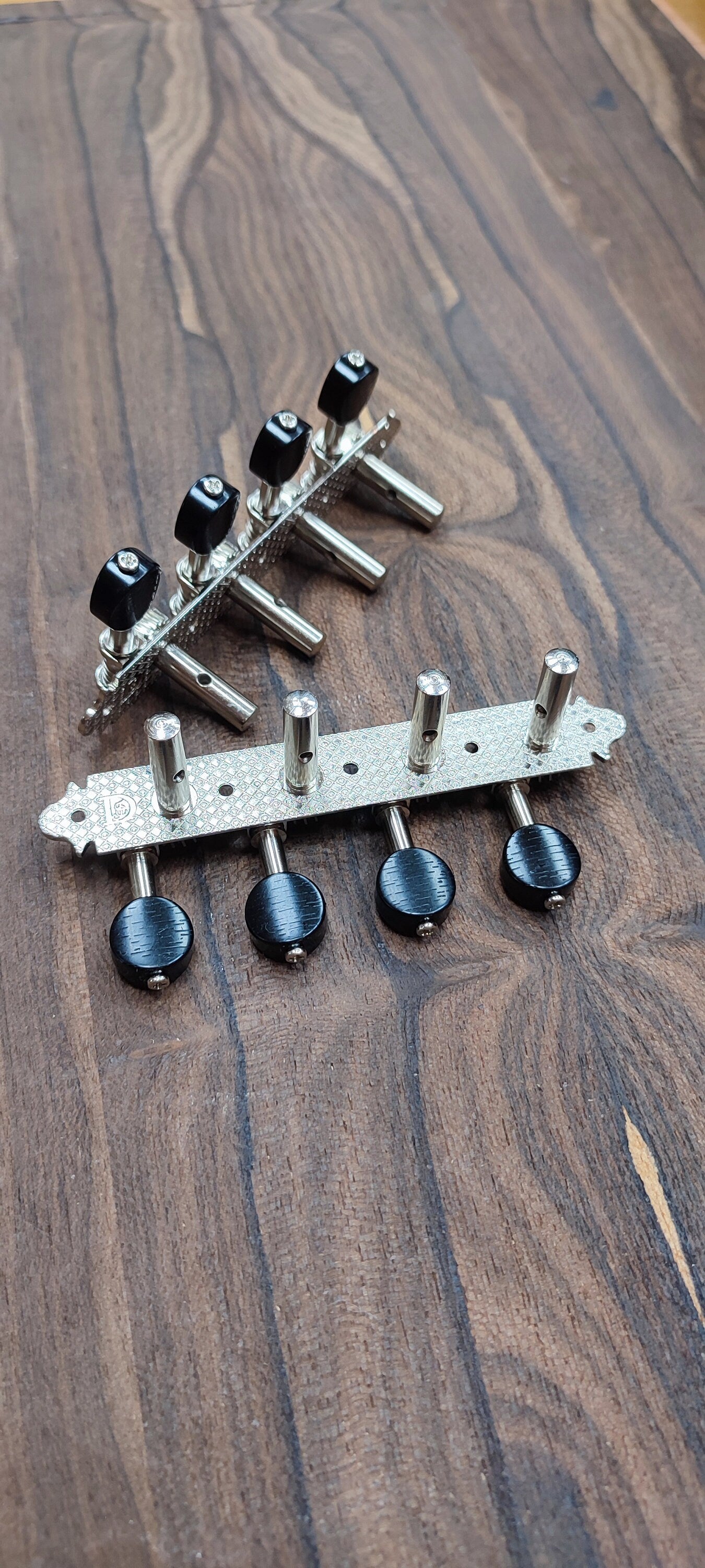 Bouzouki machine heads ~ Professional 8string Bouzouki tuners ~ Nickel Colour & Black Button