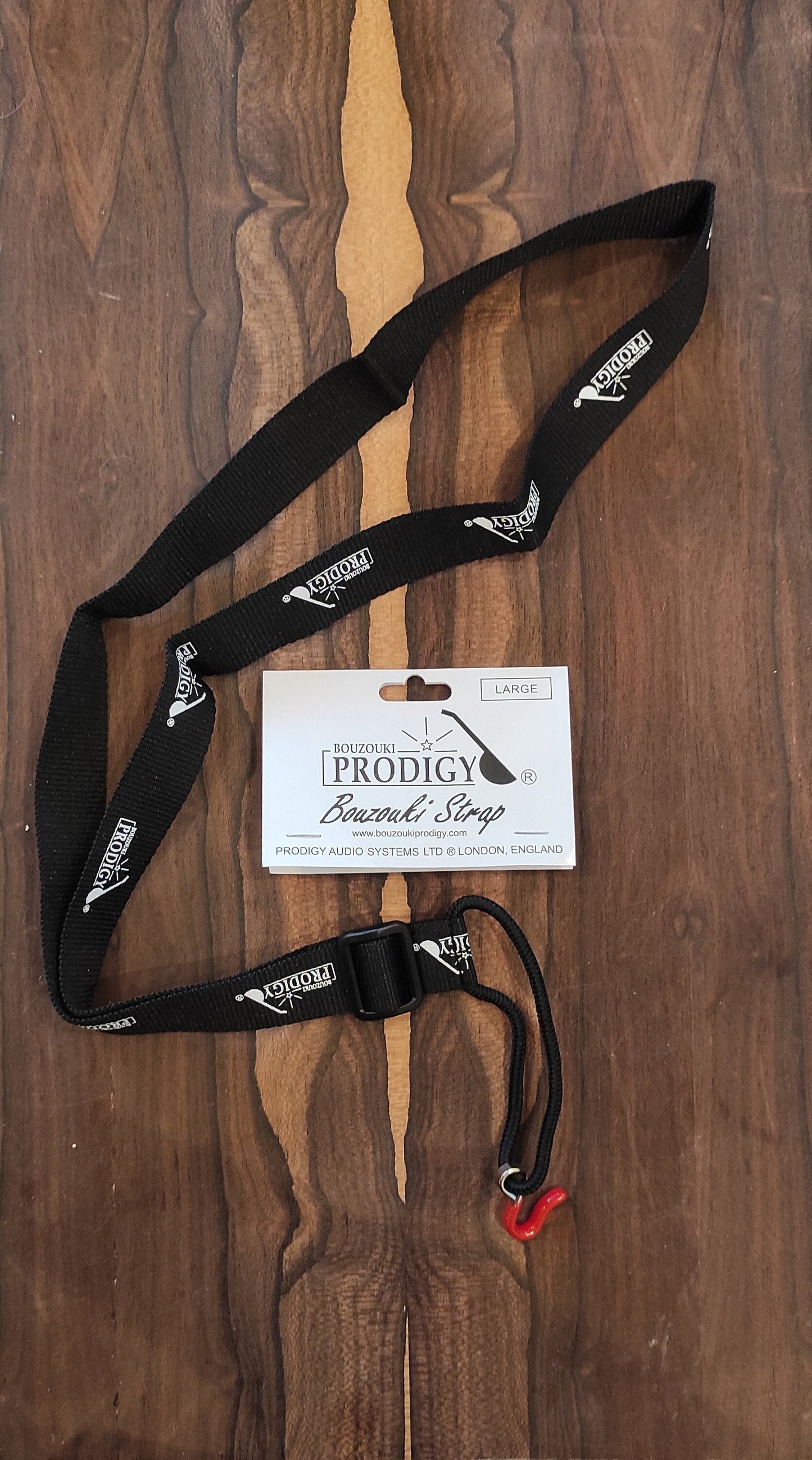 Black LARGE Prodigy Bouzouki Strap ~ Prodigy LARGE Bouzouki Strap Black ~ Prodigy Straps