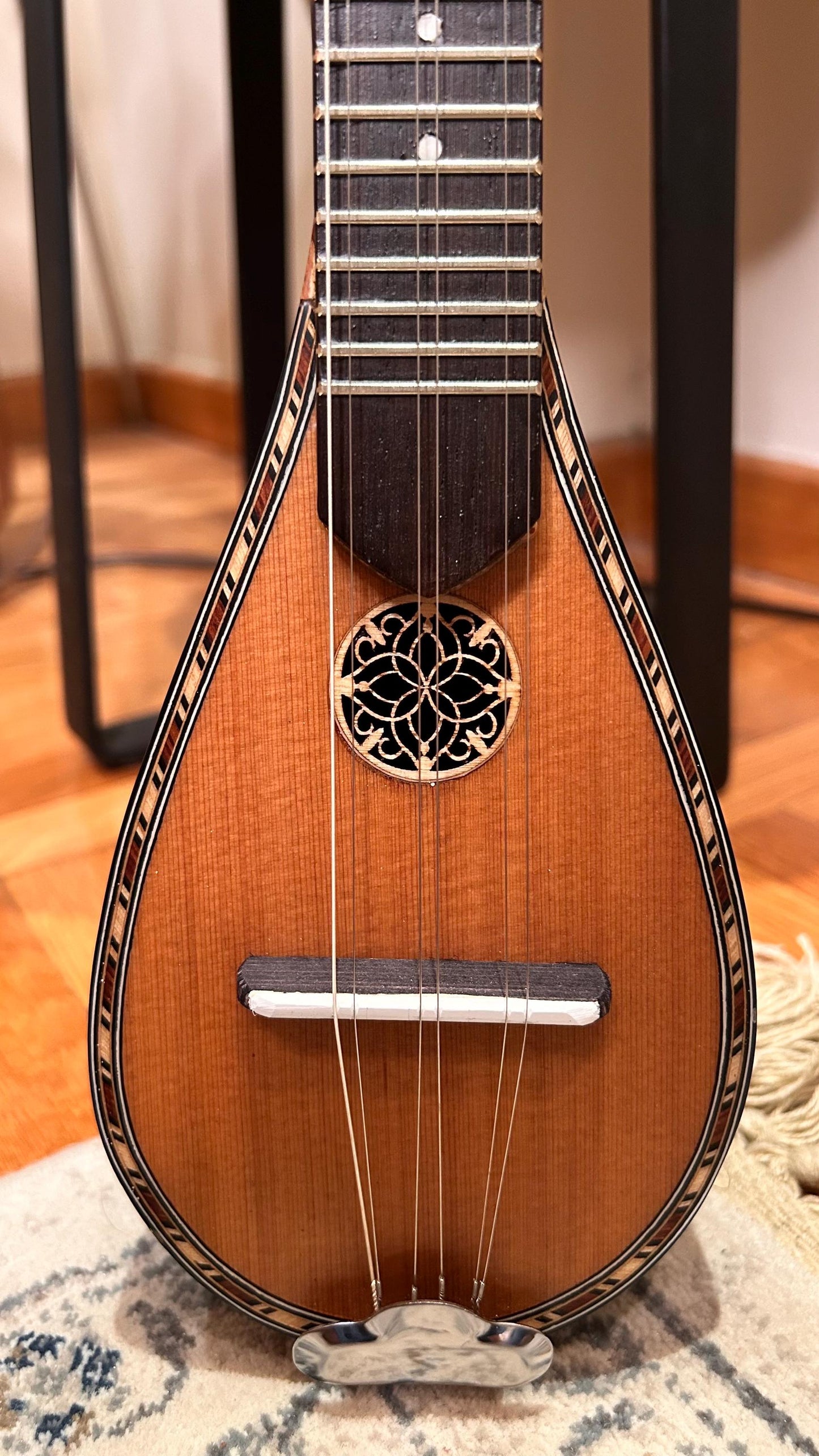Handmade 6-String Baglamas | Greek Traditional Music Instrument for Rebetiko Music