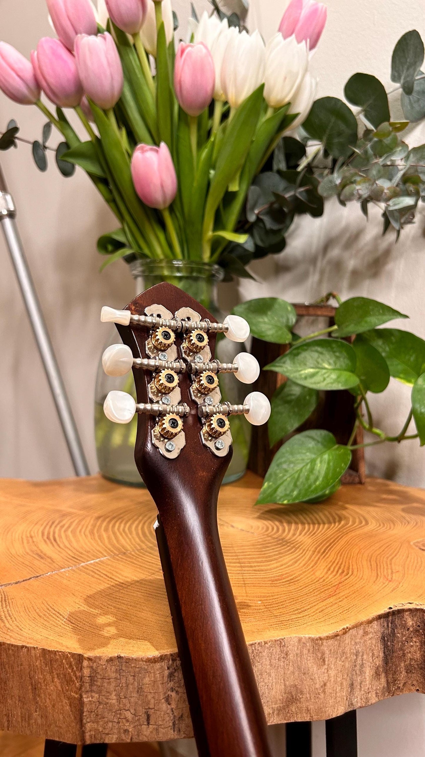 Handmade 6-String Baglamas | Greek Traditional Music Instrument for Rebetiko Music