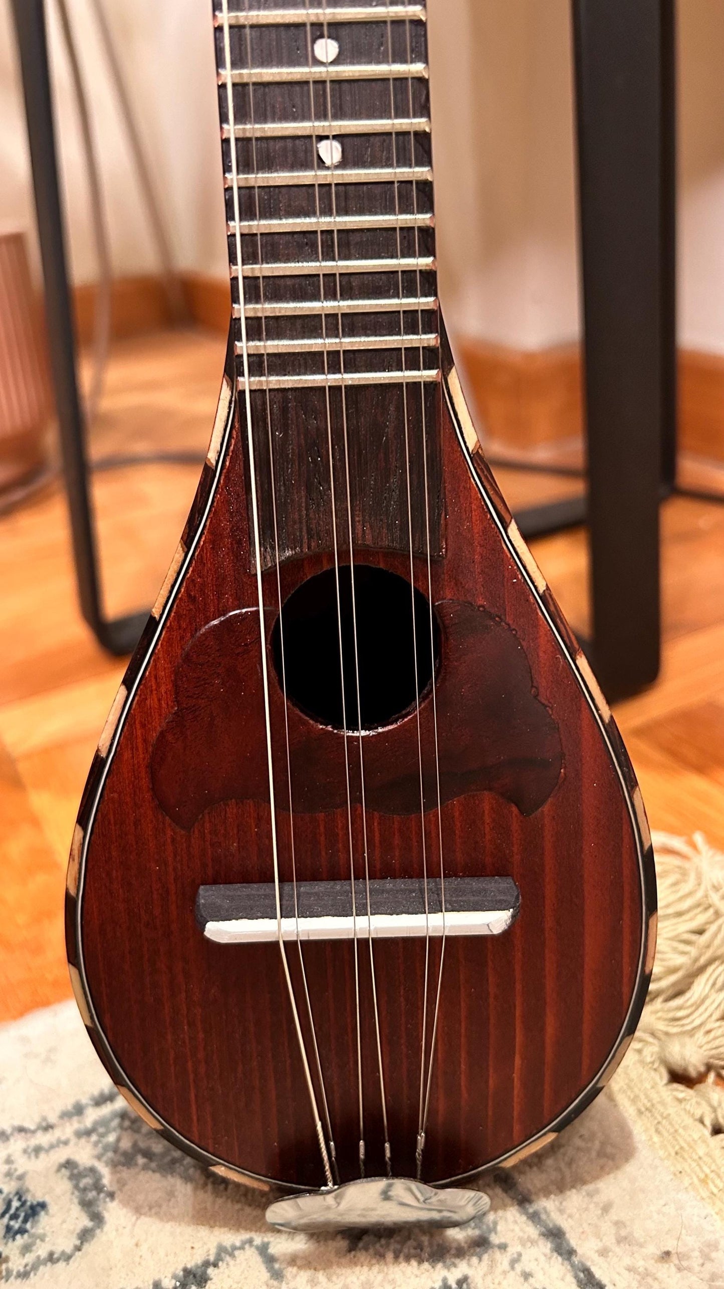 Handmade 6-String Baglamas | Greek Traditional Music Instrument for Rebetiko Music