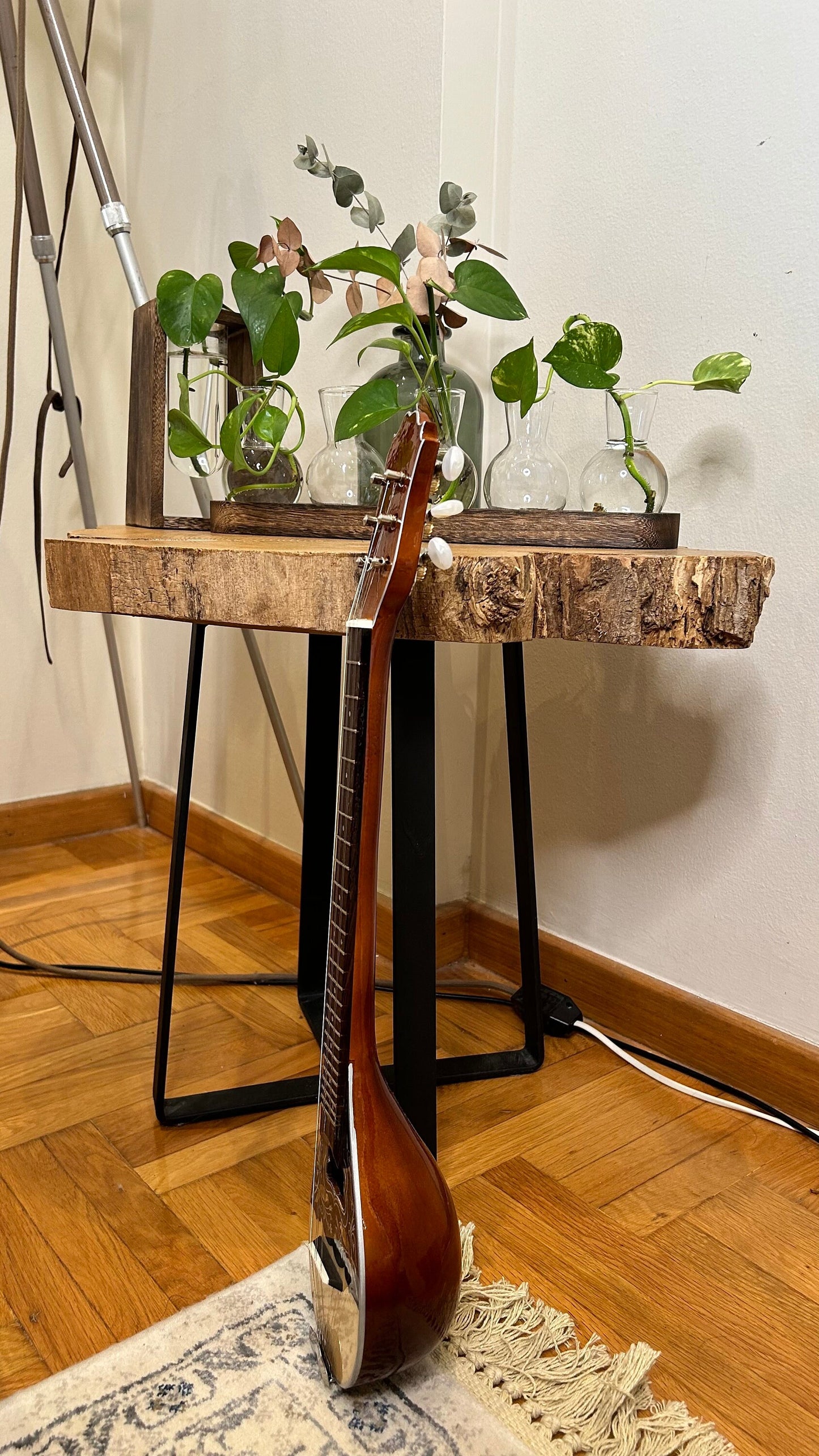 Premium Handmade 6-String Baglamas | Greek Traditional Music Instrument for Rebetiko Music