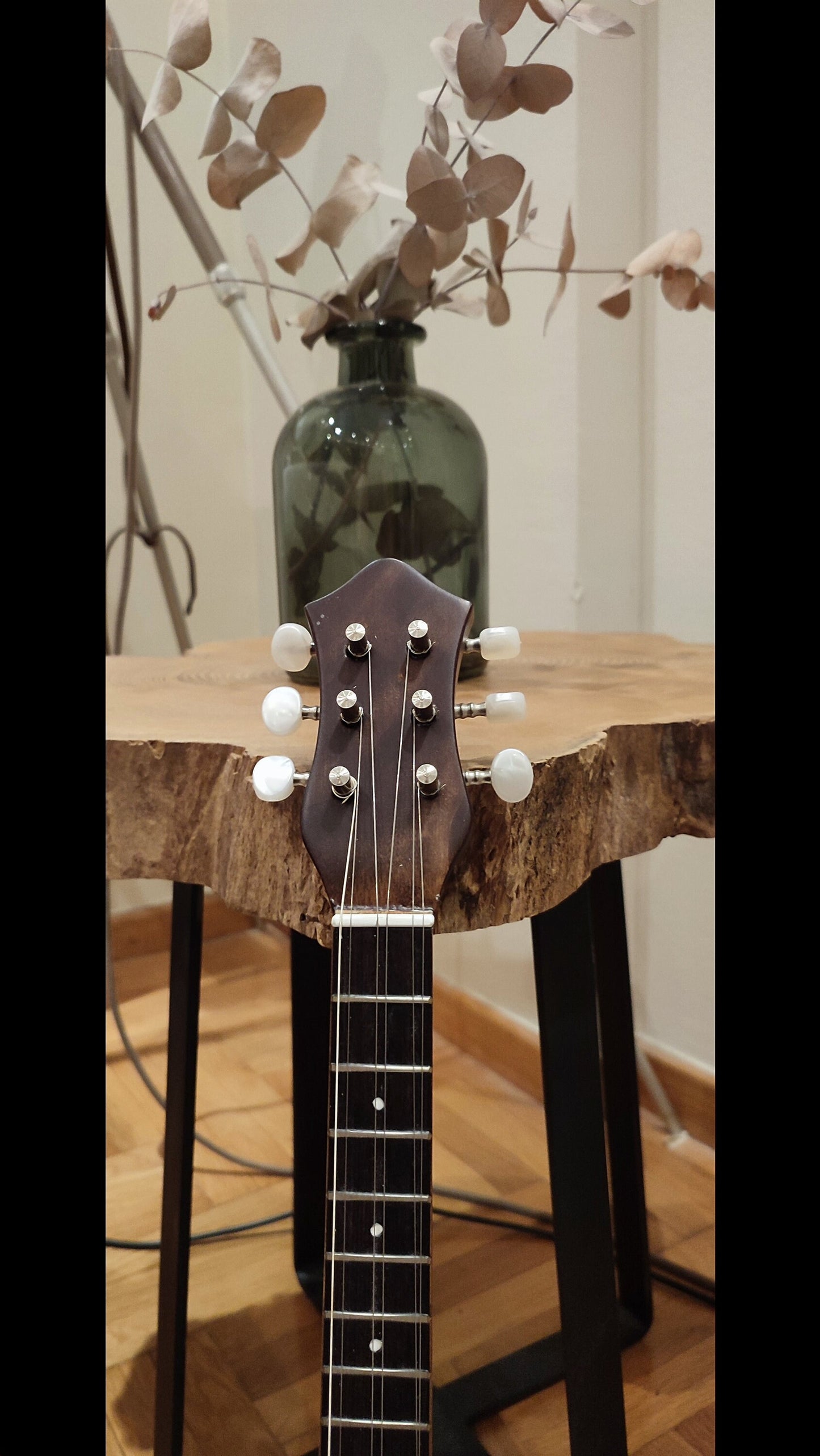 Handmade 6-String Baglamas | Greek Traditional Music Instrument for Rebetiko Music