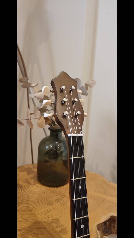 Original Tzouras ~ Greek traditional handmade music instrument ~ rebetiko music Tzouras ~ with black celluloid top decorations