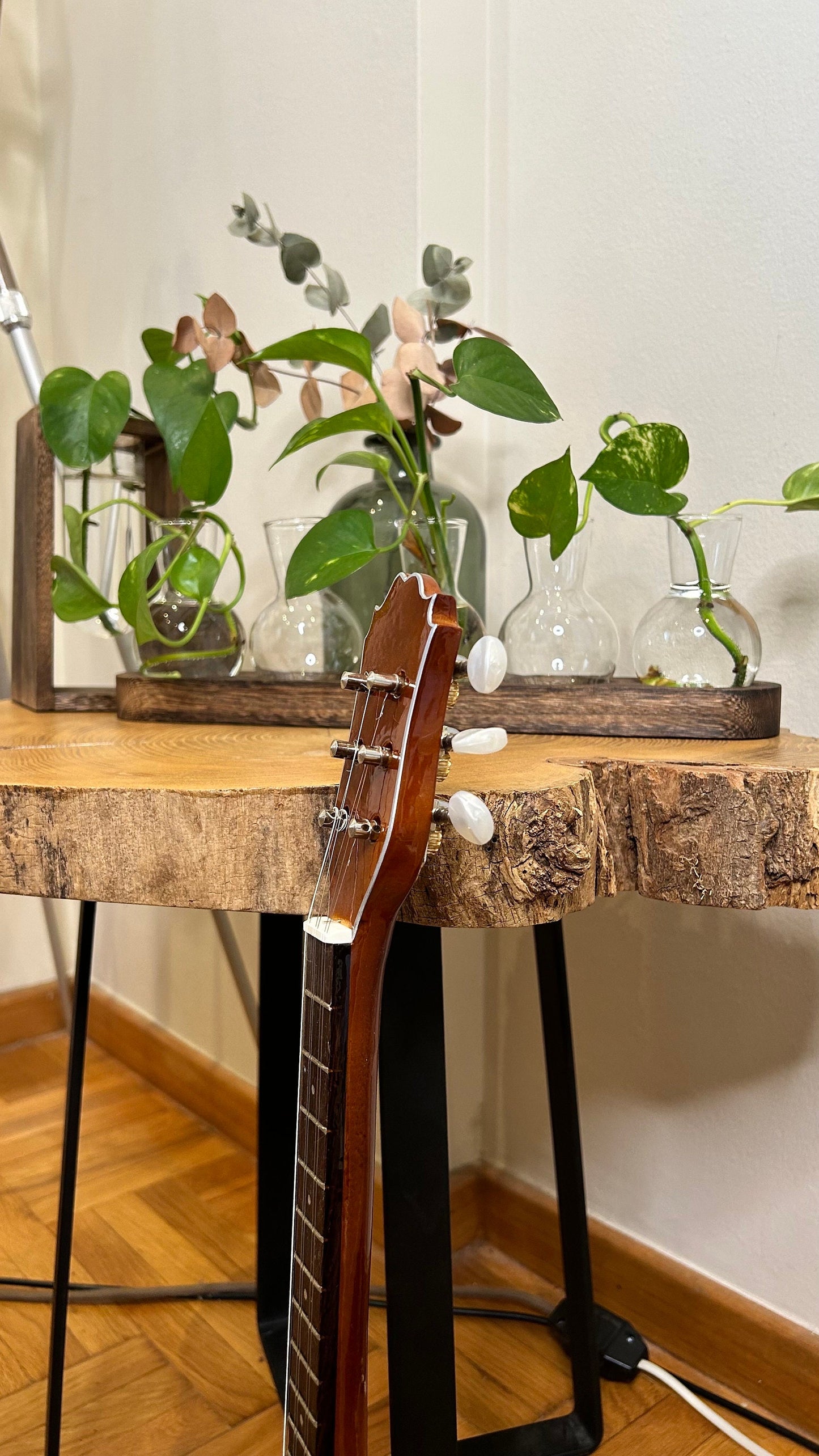 Premium Handmade 6-String Baglamas | Greek Traditional Music Instrument for Rebetiko Music