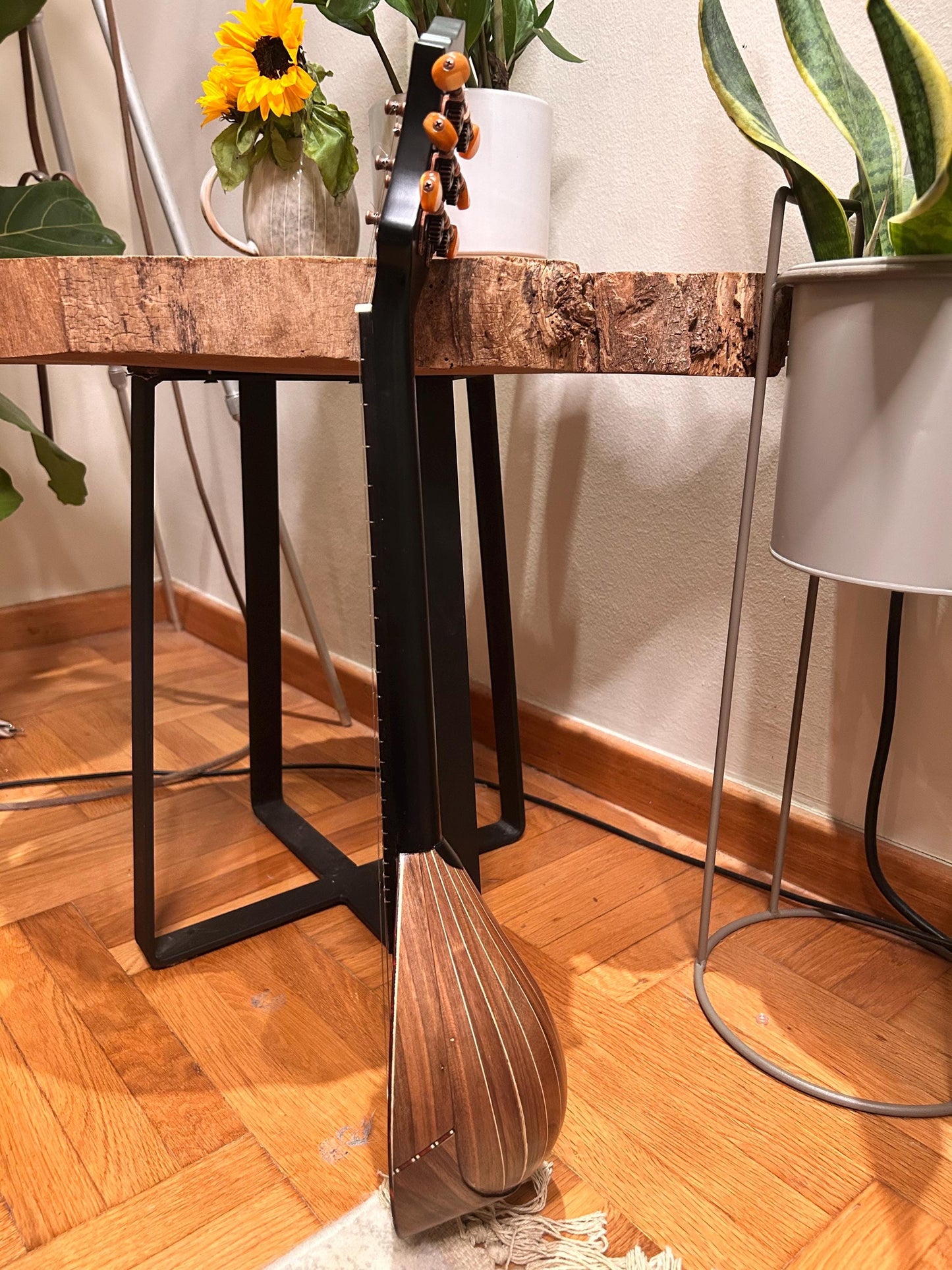 Premium Handmade 6-String Greek Traditional Baglamas for Rebetiko Music Instrument