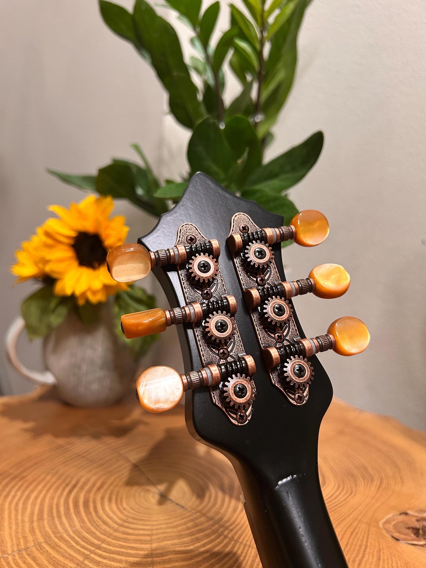 Premium Handmade 6-String Greek Traditional Baglamas for Rebetiko Music Instrument