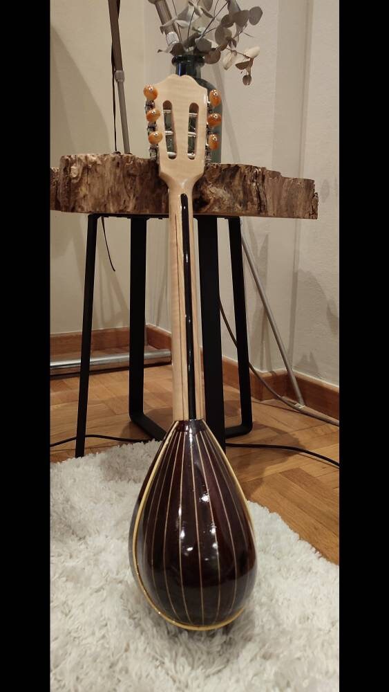 Handmade 6-String Baglamas for Rebetiko Music | Greek Traditional Instrument | Professional Quality