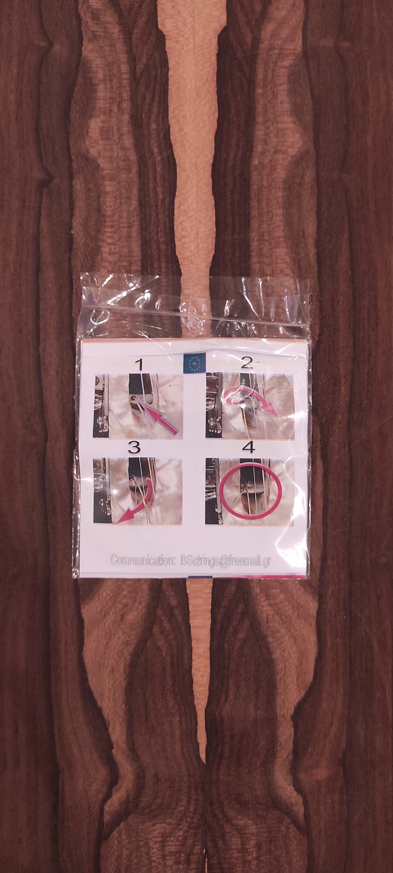 8string Bouzouki Set of Strings ~ BS Light Set ~ 0,10 Set Silverplated Wound