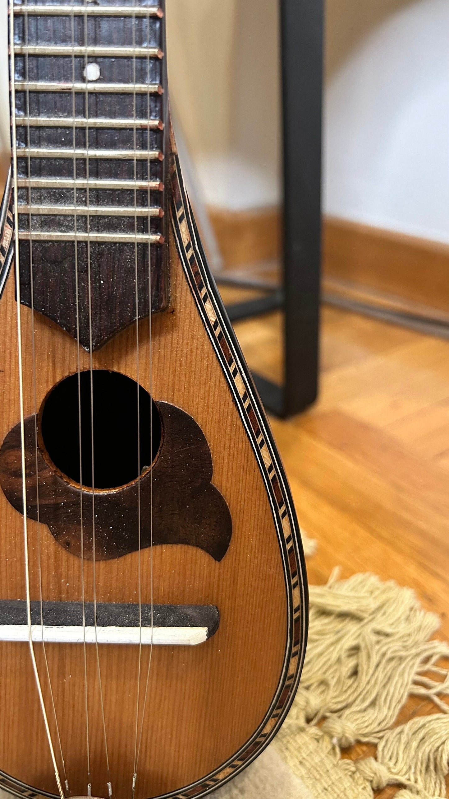 Handmade 6-String Baglamas | Greek Traditional Music Instrument for Rebetiko Music