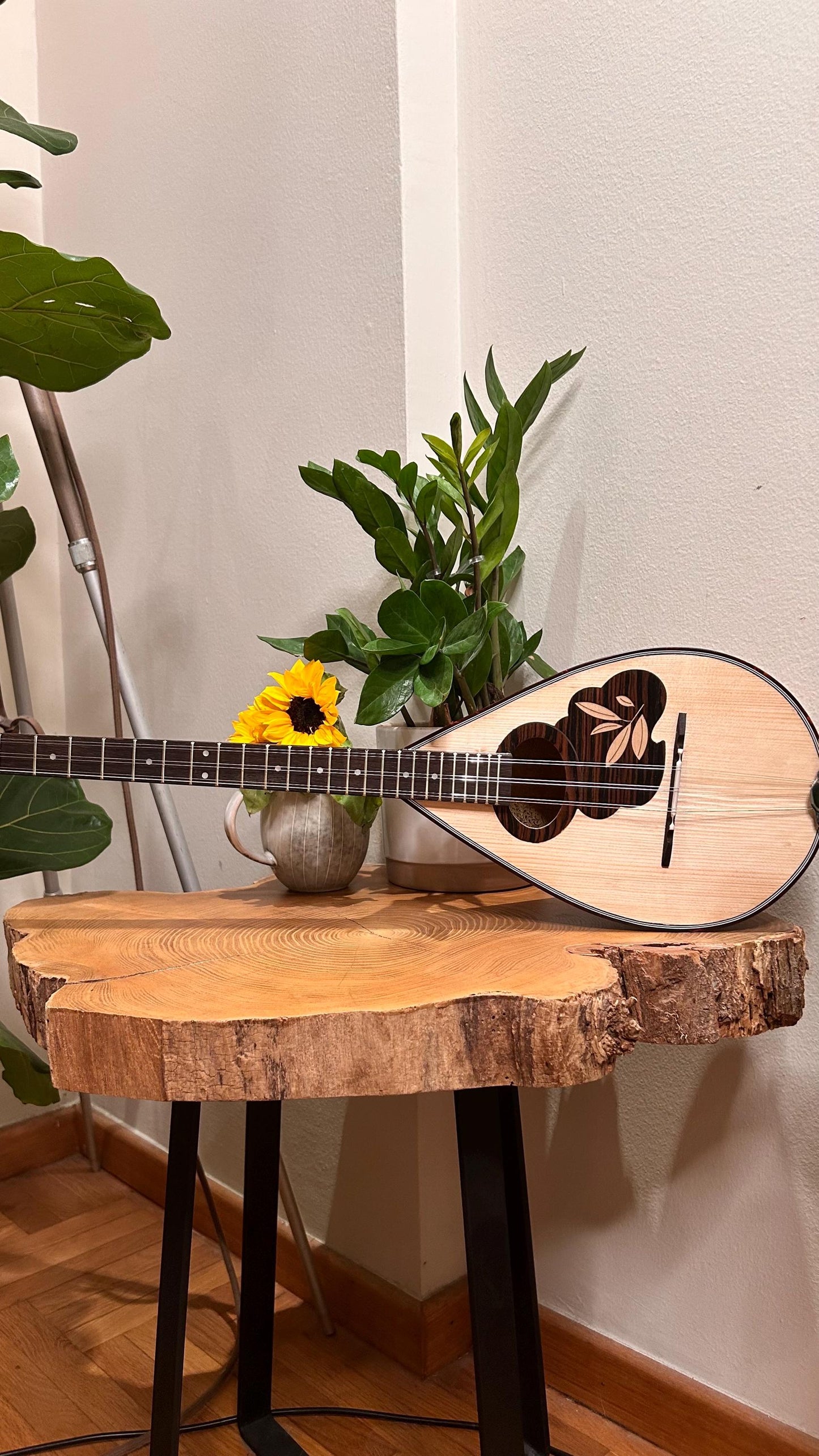 Premium Handmade 6-String Greek Traditional Tzouras for Rebetiko Music Instrument