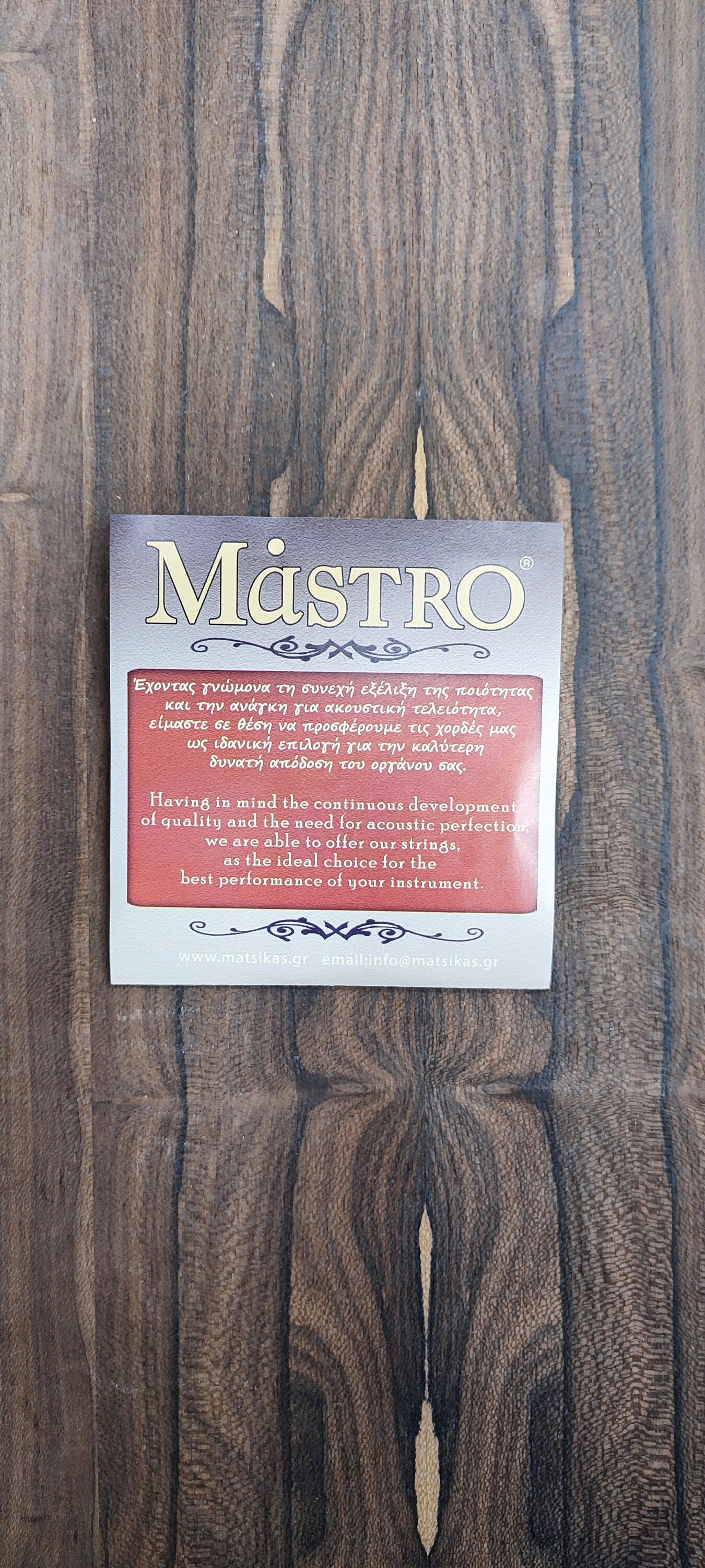 8string Bouzouki Set of Strings ~ Mastro Light Set ~ 0,10 Set Silverplated Wound