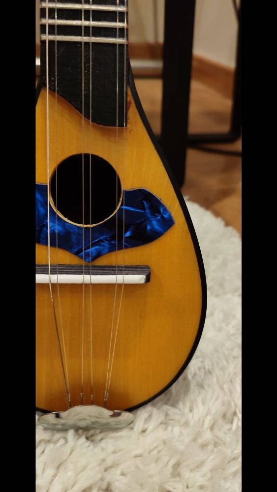 Handmade 6-String Baglamas | Greek Traditional Music Instrument for Rebetiko Music