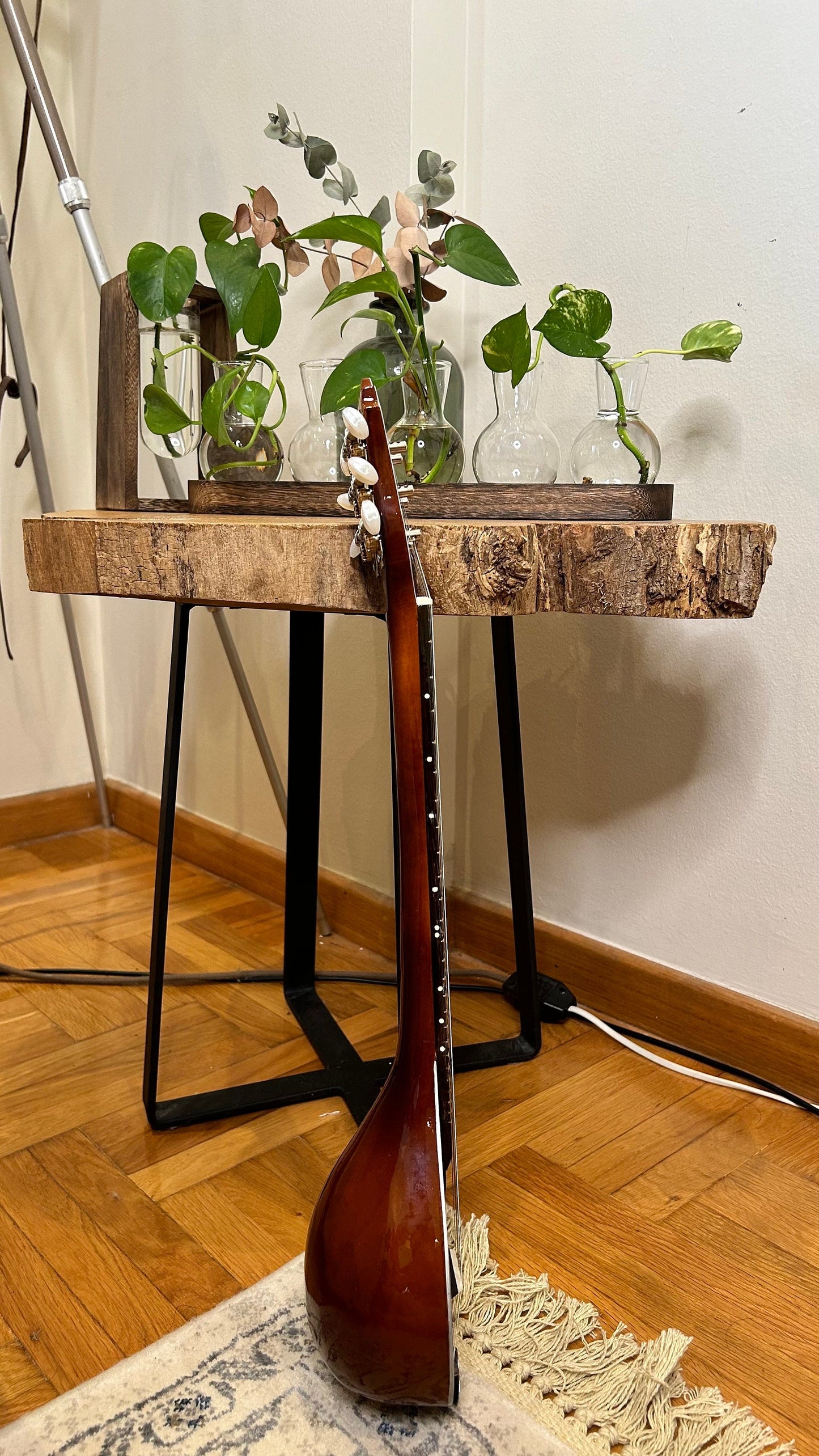 Premium Handmade 6-String Baglamas | Greek Traditional Music Instrument for Rebetiko Music