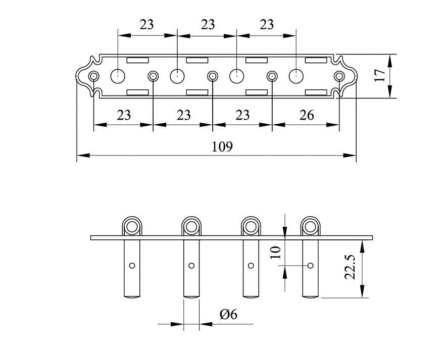 Bouzouki machine heads ~ Grover style Premium 8string Bouzouki tuners ~ Nickel Colour & Black Button